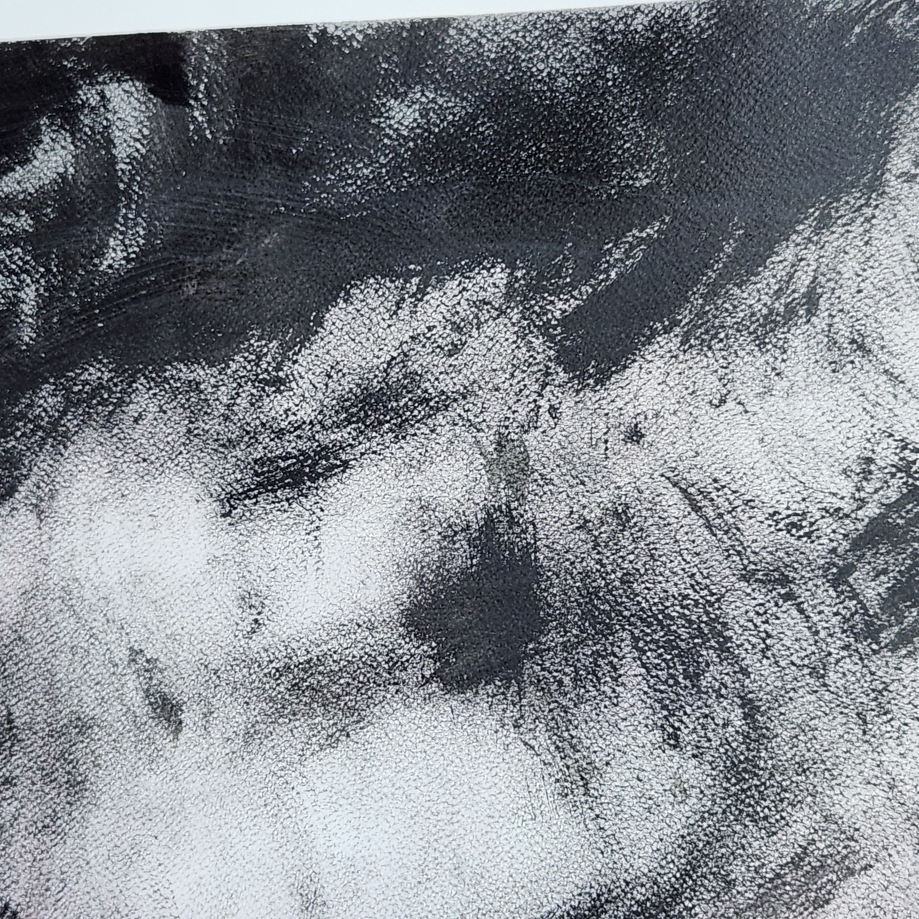 Abstract Figurative Charcoal Drawing