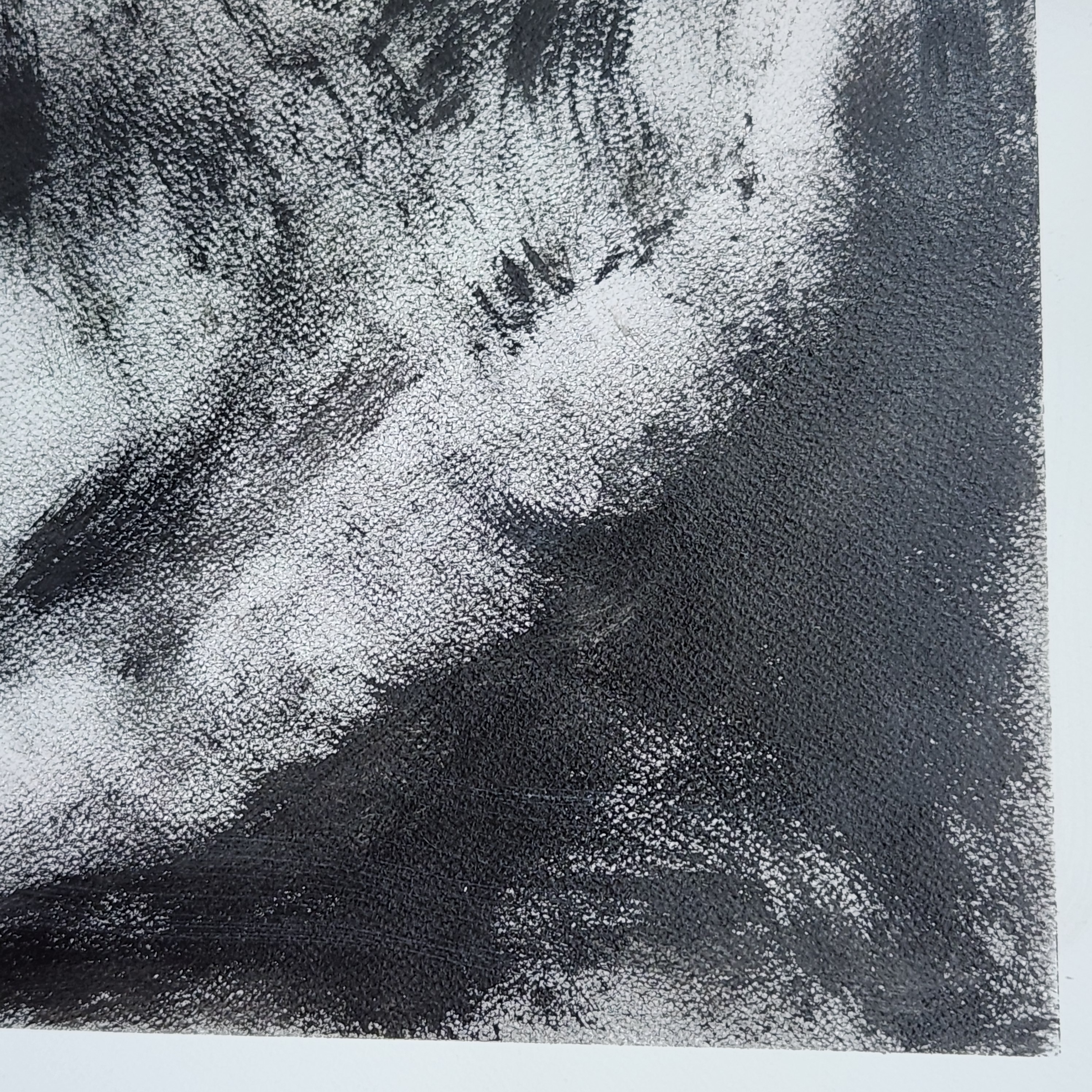 Abstract Figurative Charcoal Drawing