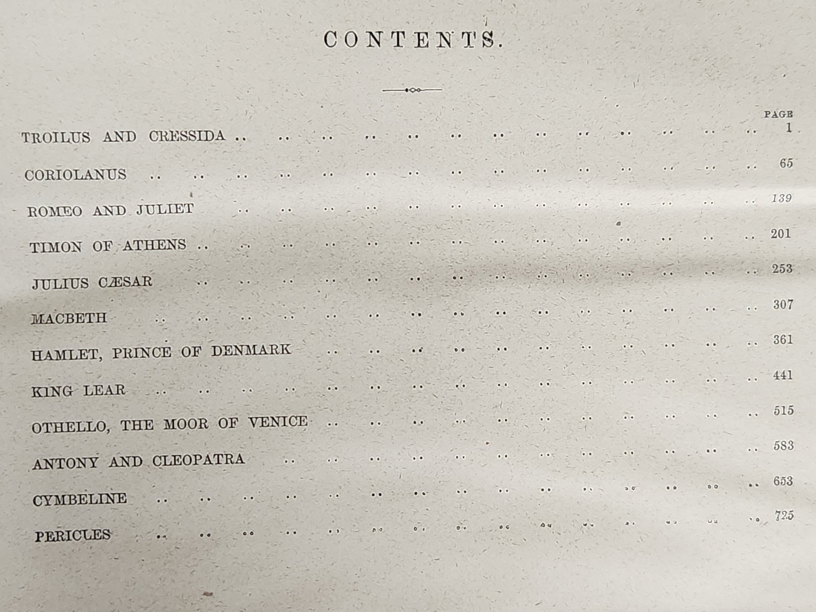 The Plays of William Shakespeare Three Volumes.