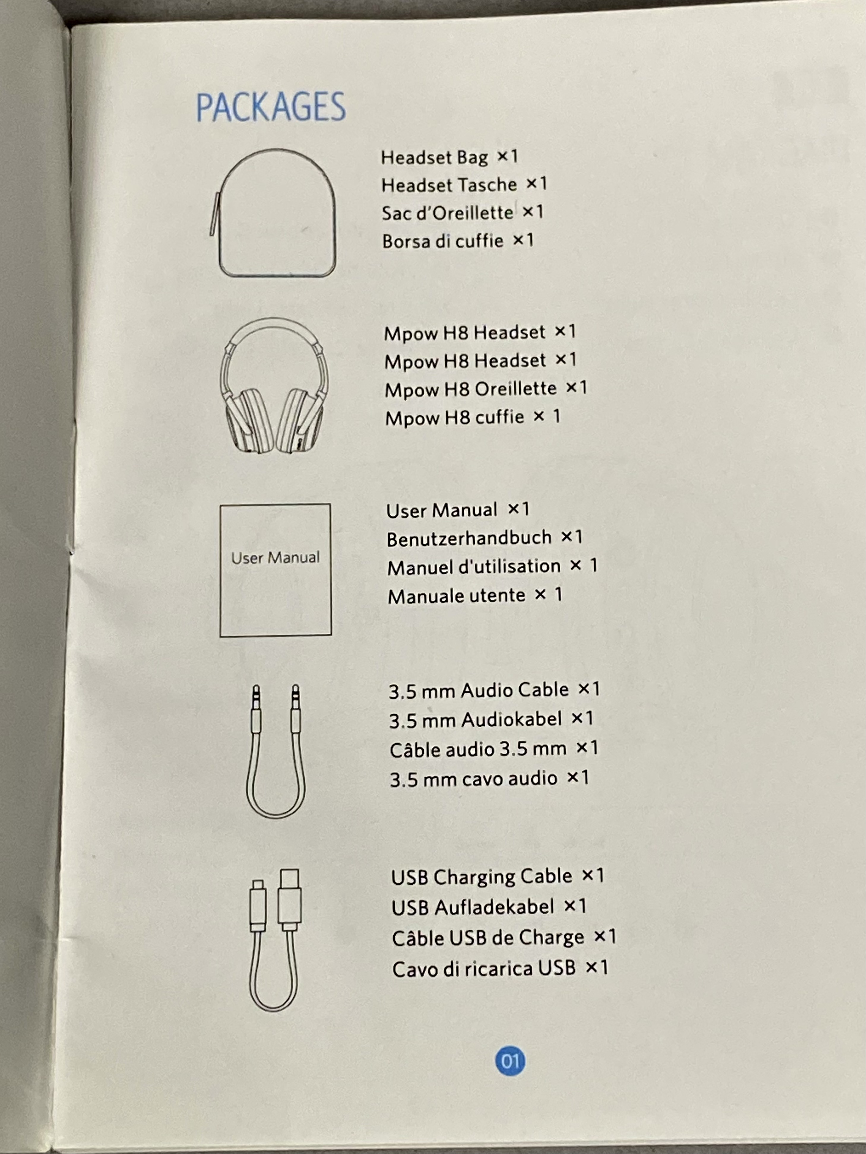 Mpow H8 Wireless Active Noise Cancelling Headphones