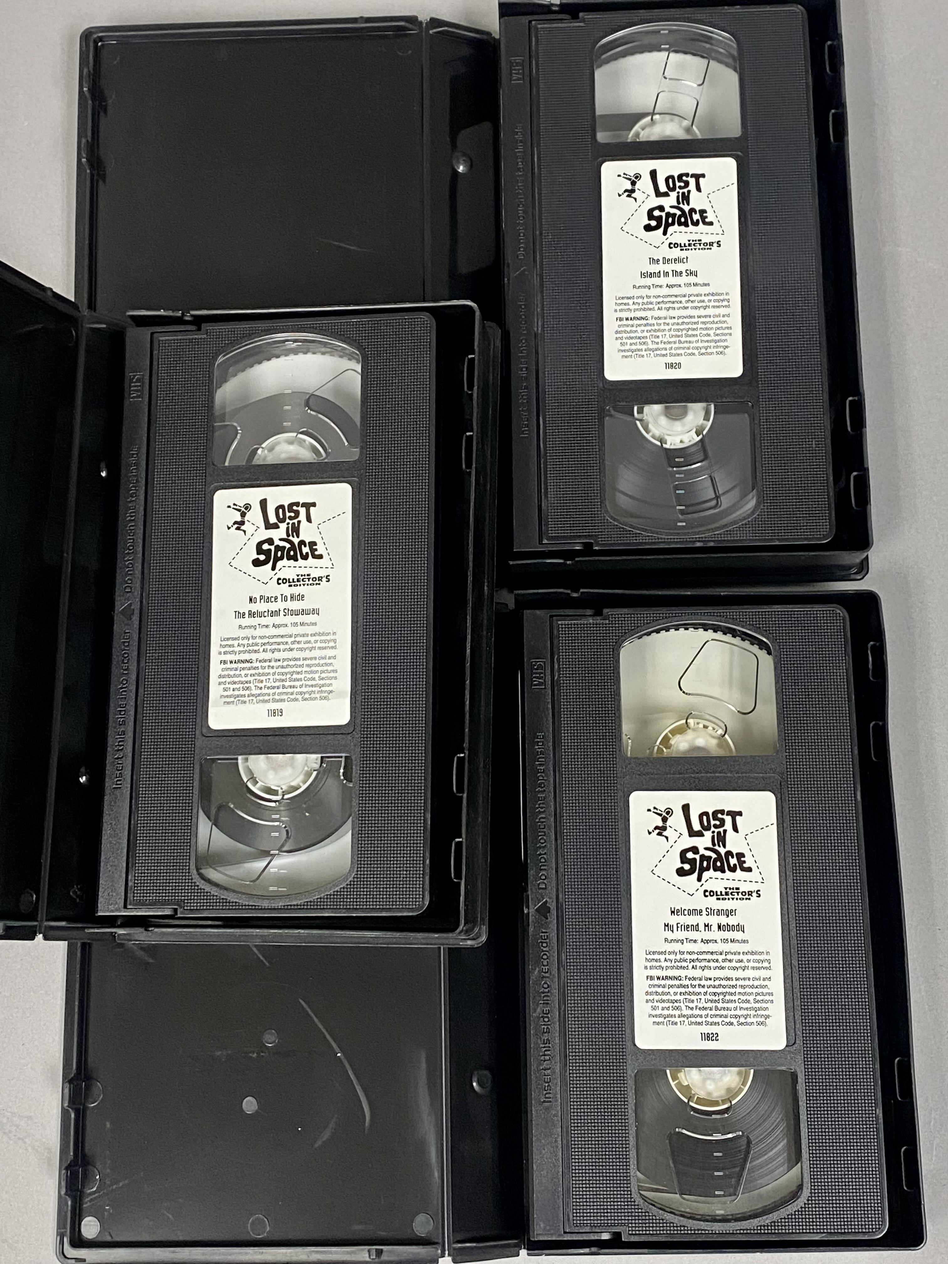 3 Lost in Space The Collector's Edition VHS Tapes