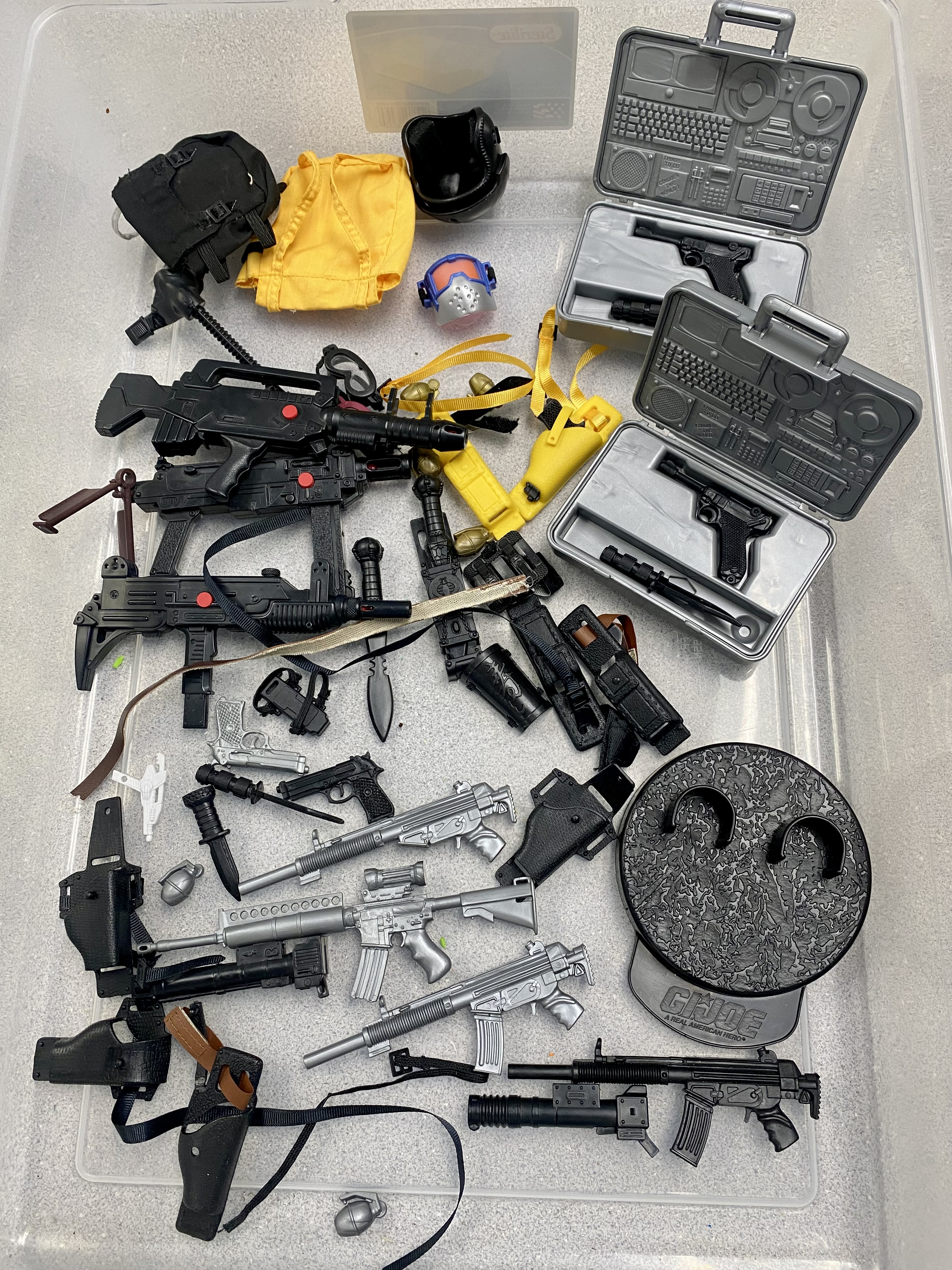 9 G.I. Joe 12-Inch Action Figures, Vehicle & Accessories