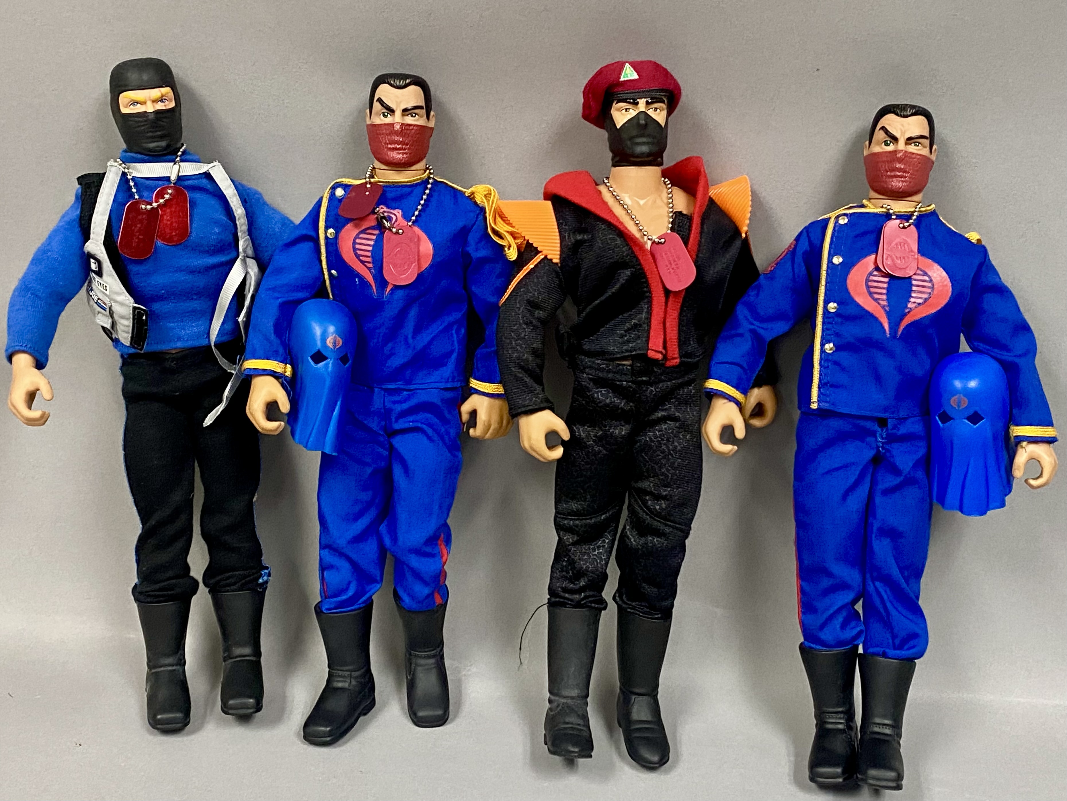 9 G.I. Joe 12-Inch Action Figures, Vehicle & Accessories