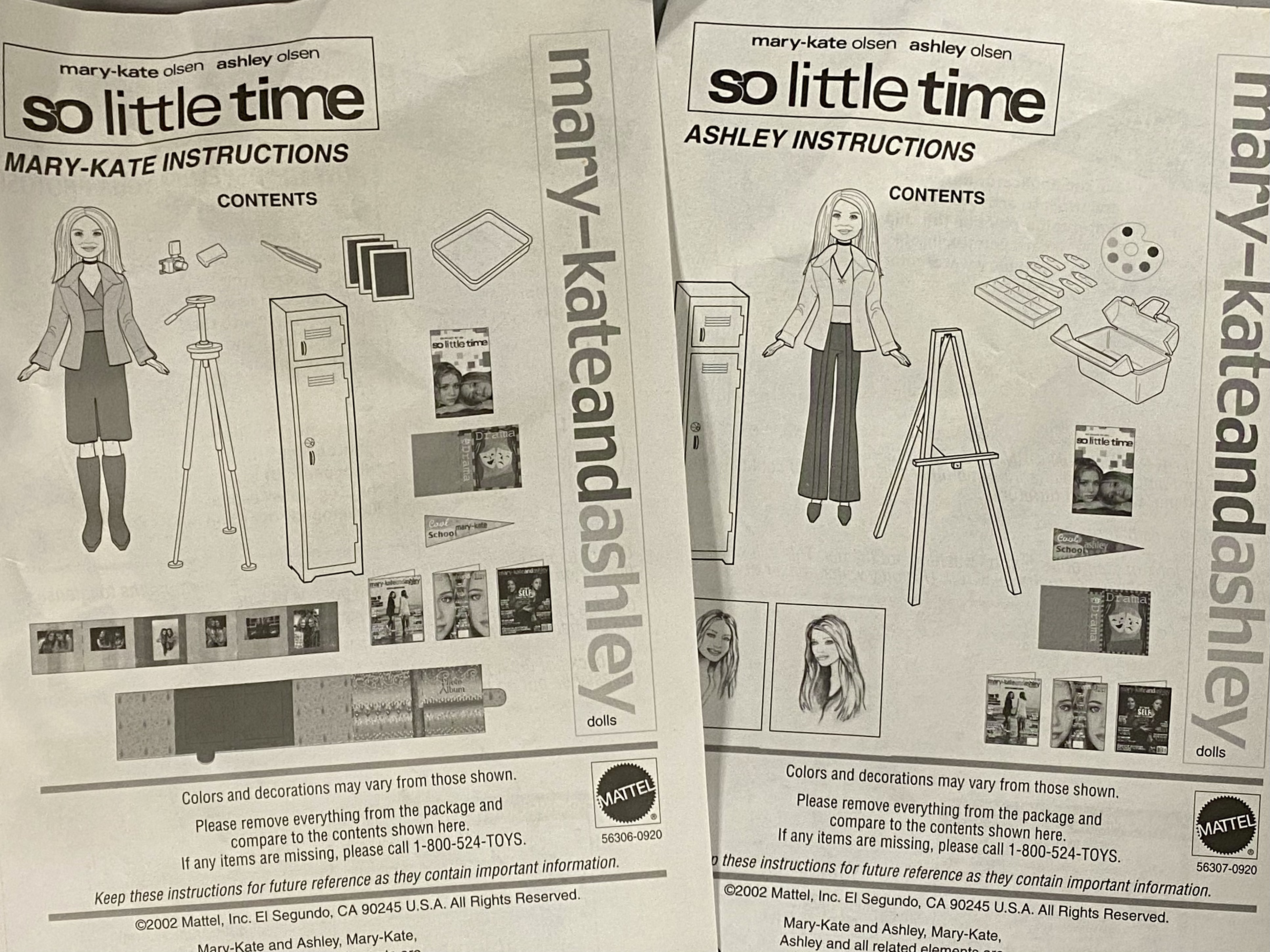 Mary-Kate & Ashley Olsen So Little Time Fashion Dolls