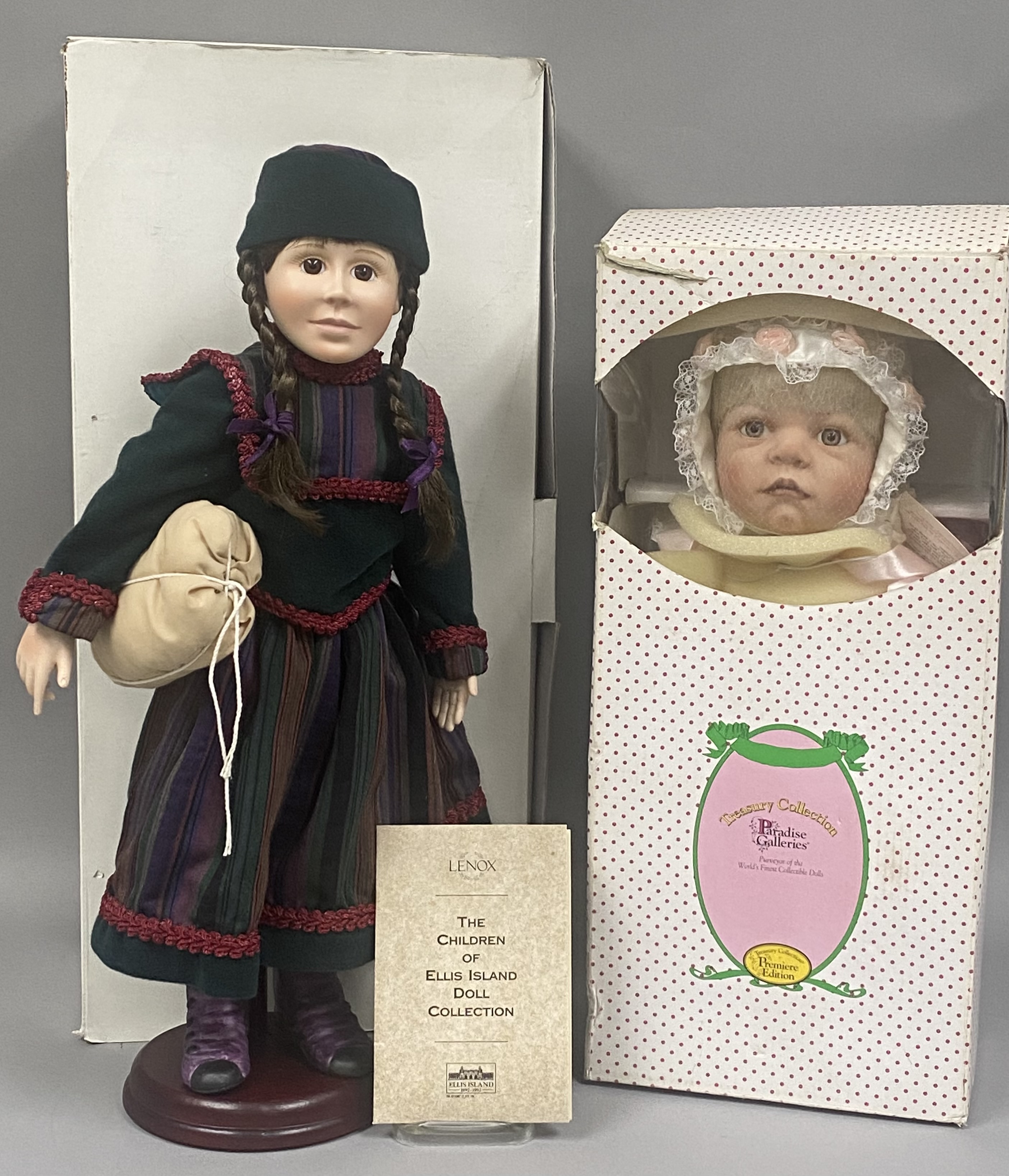 2 Collectible Dolls Incl Lenox & Paradise Galleries