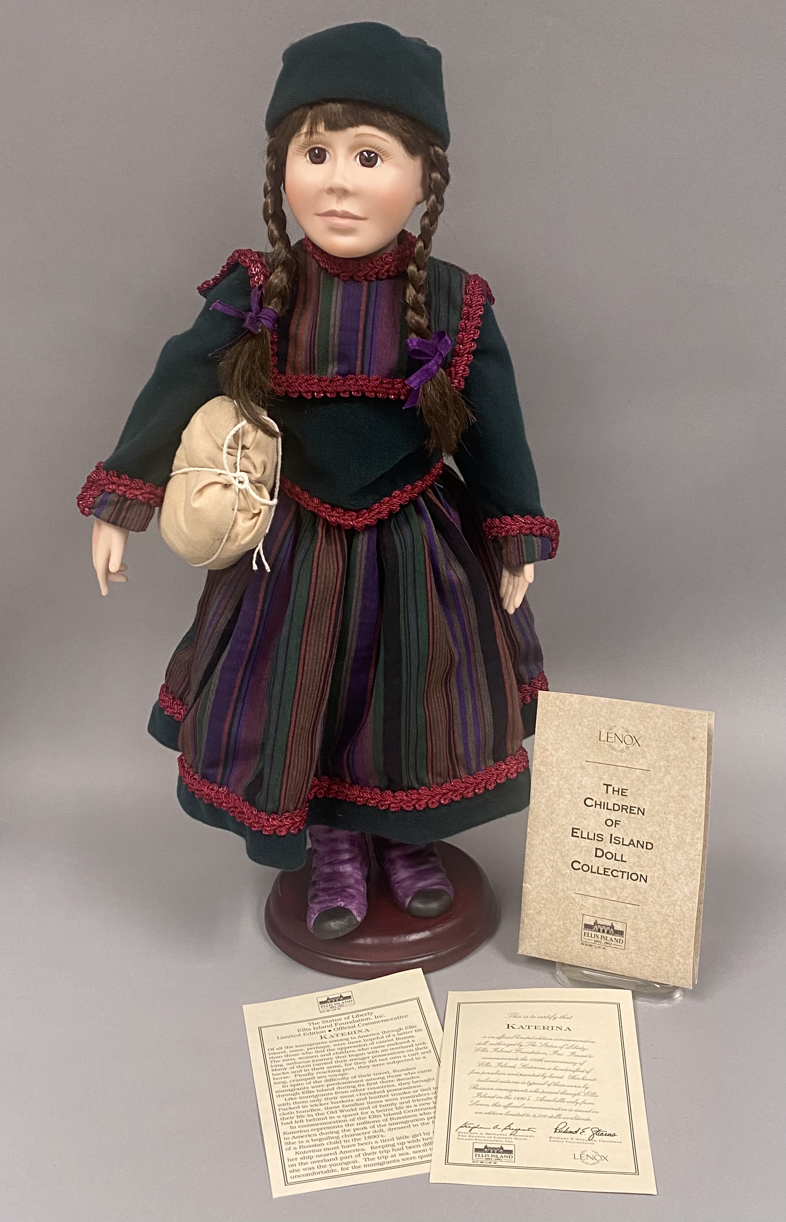 2 Collectible Dolls Incl Lenox & Paradise Galleries