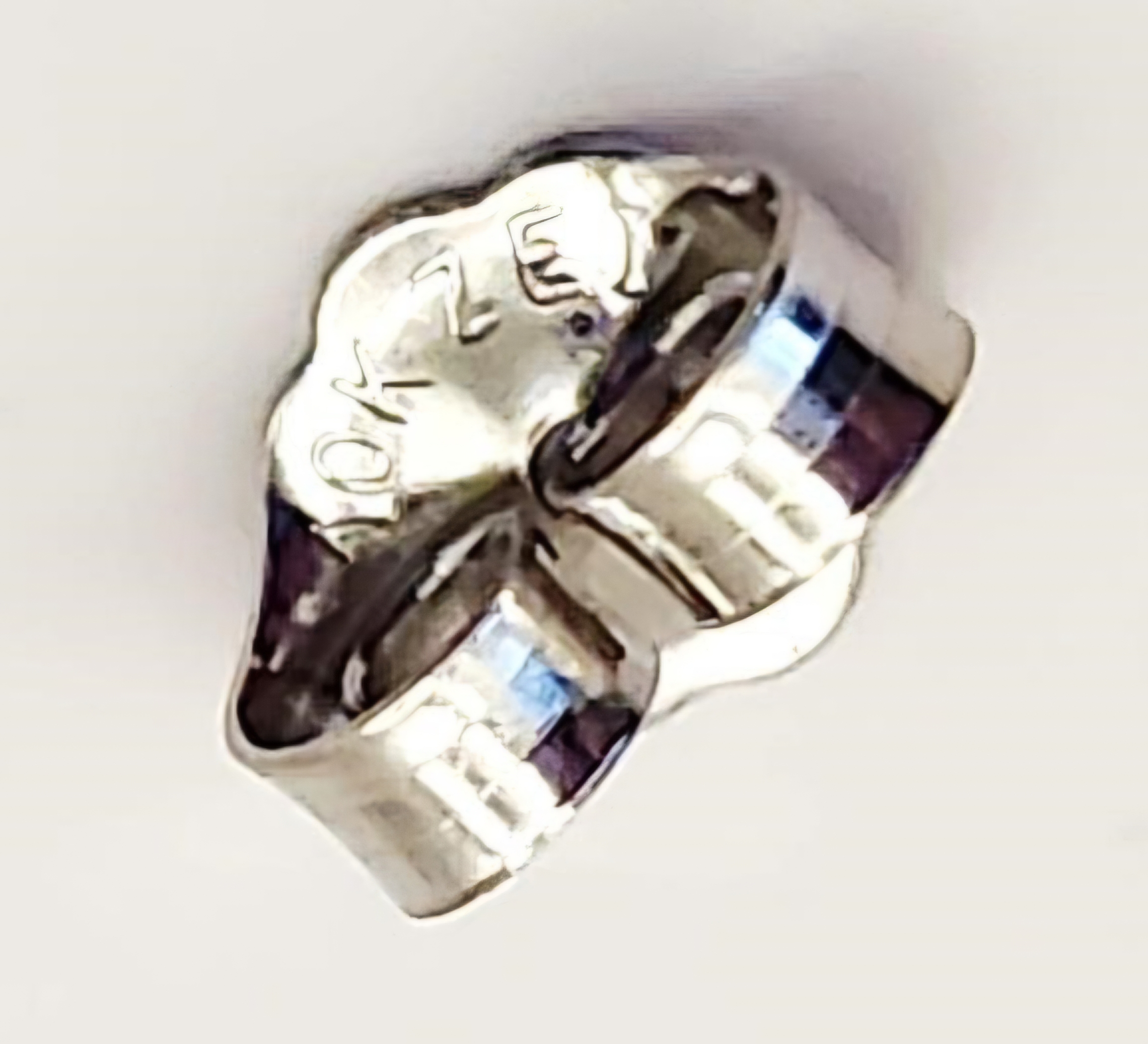 10K Gold Square Cluster Stud Earrings 1.3 Grams