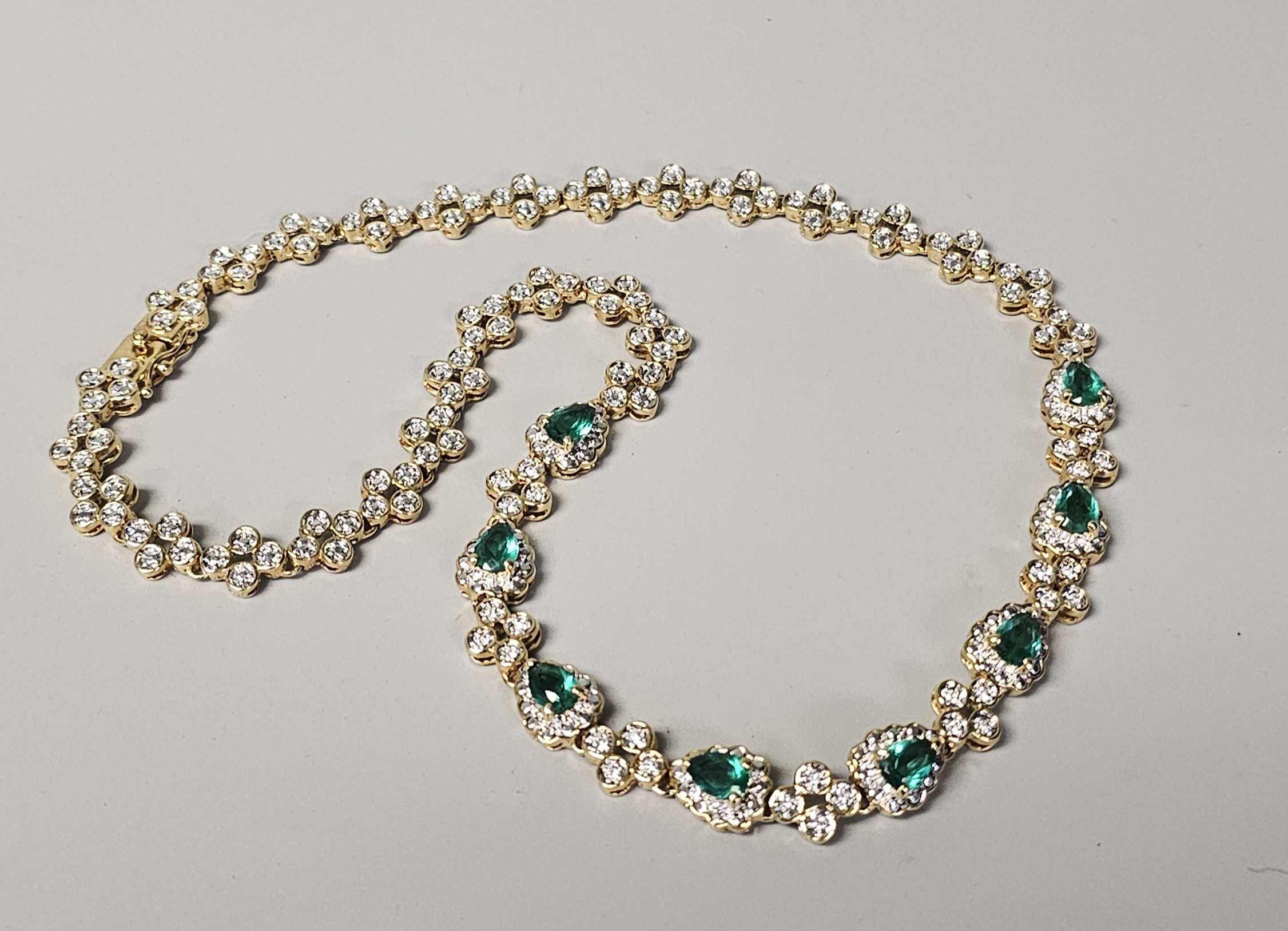 Camrose Cross Jackie Kennedy Crystal Necklace