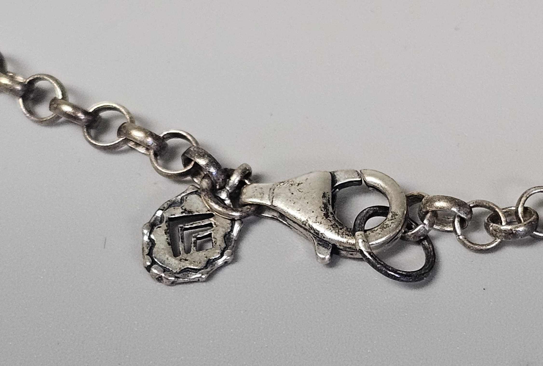 Silpada Sterling Silver Charm Necklace 34.1 Grams