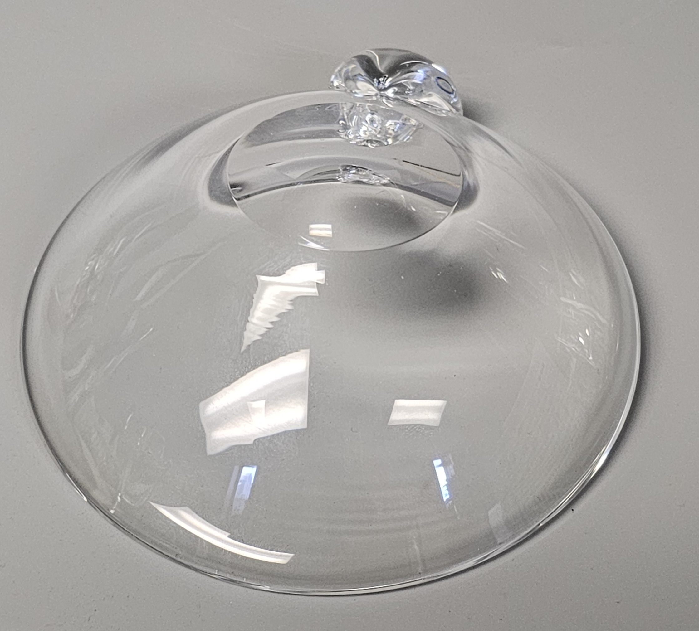 Mid Century Stuben Crystal Ashtray Candy Dish