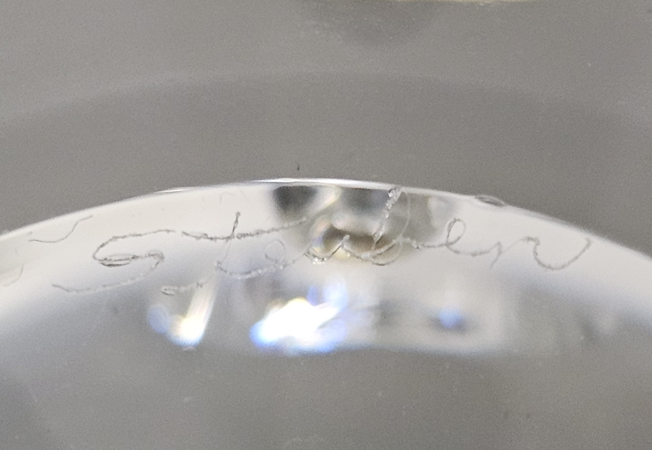 Mid Century Stuben Crystal Ashtray Candy Dish