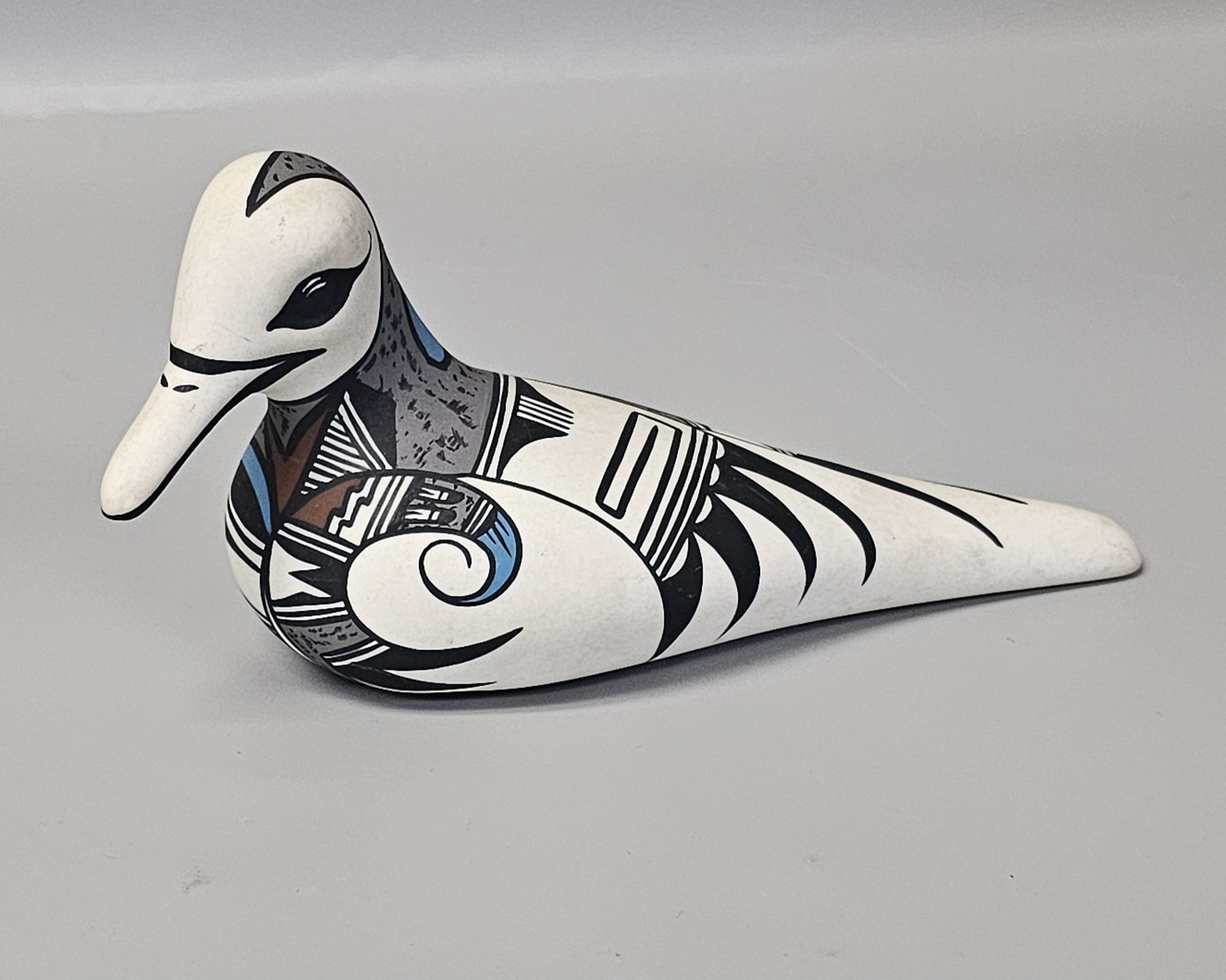 Signed Hope Bird 1986 Desert Pueblo Bird Figurine