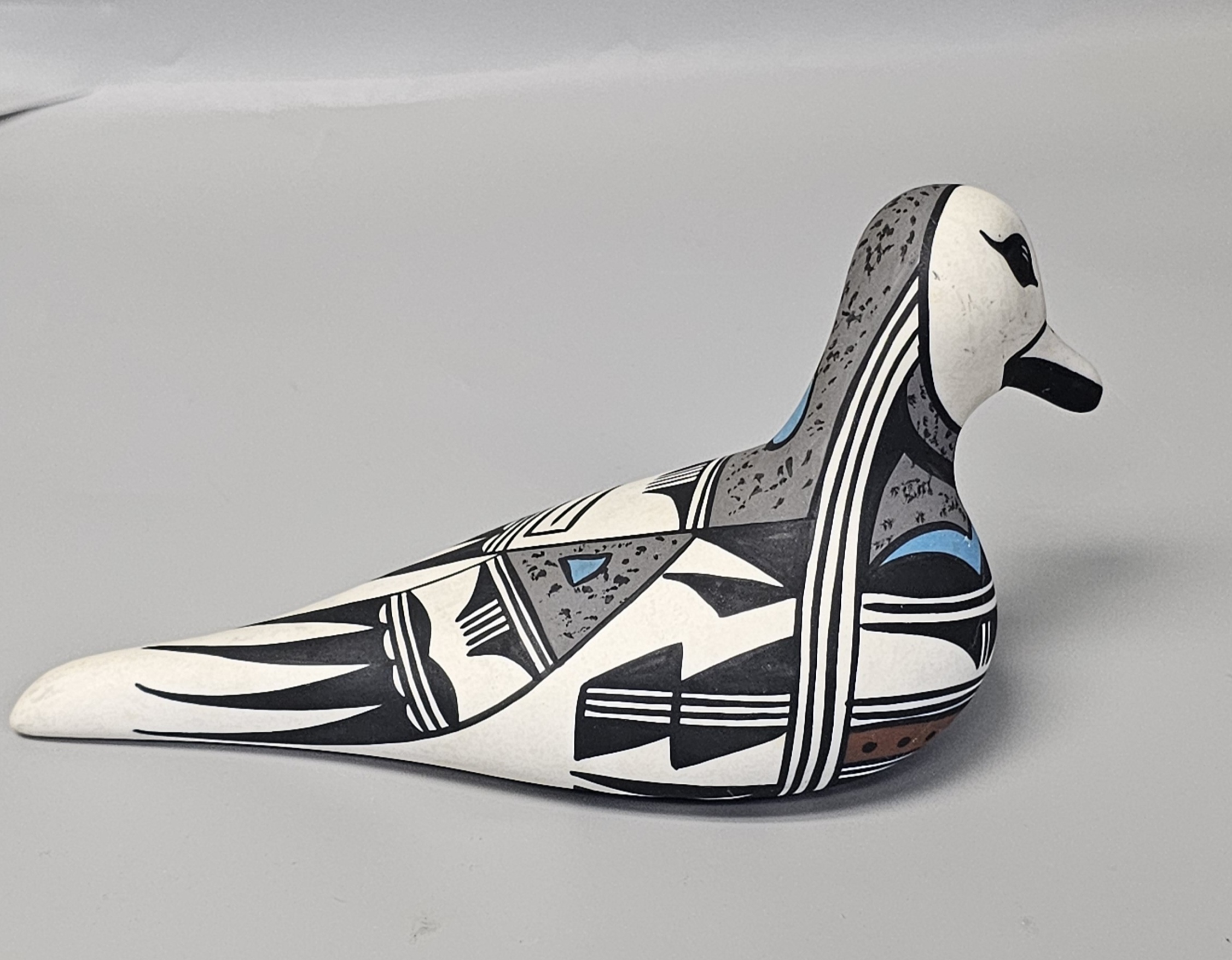 Signed Hope Bird 1986 Desert Pueblo Bird Figurine