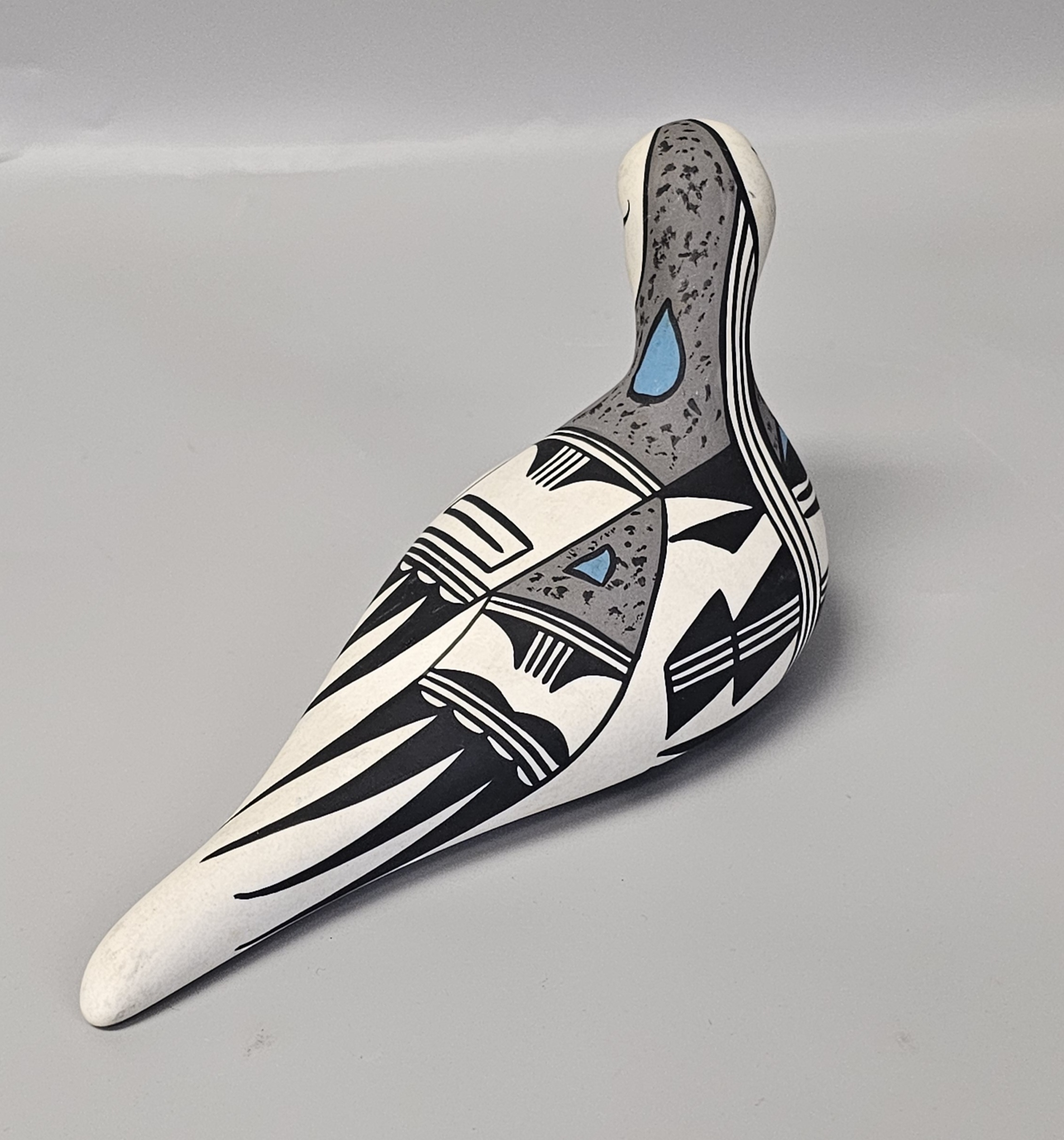 Signed Hope Bird 1986 Desert Pueblo Bird Figurine