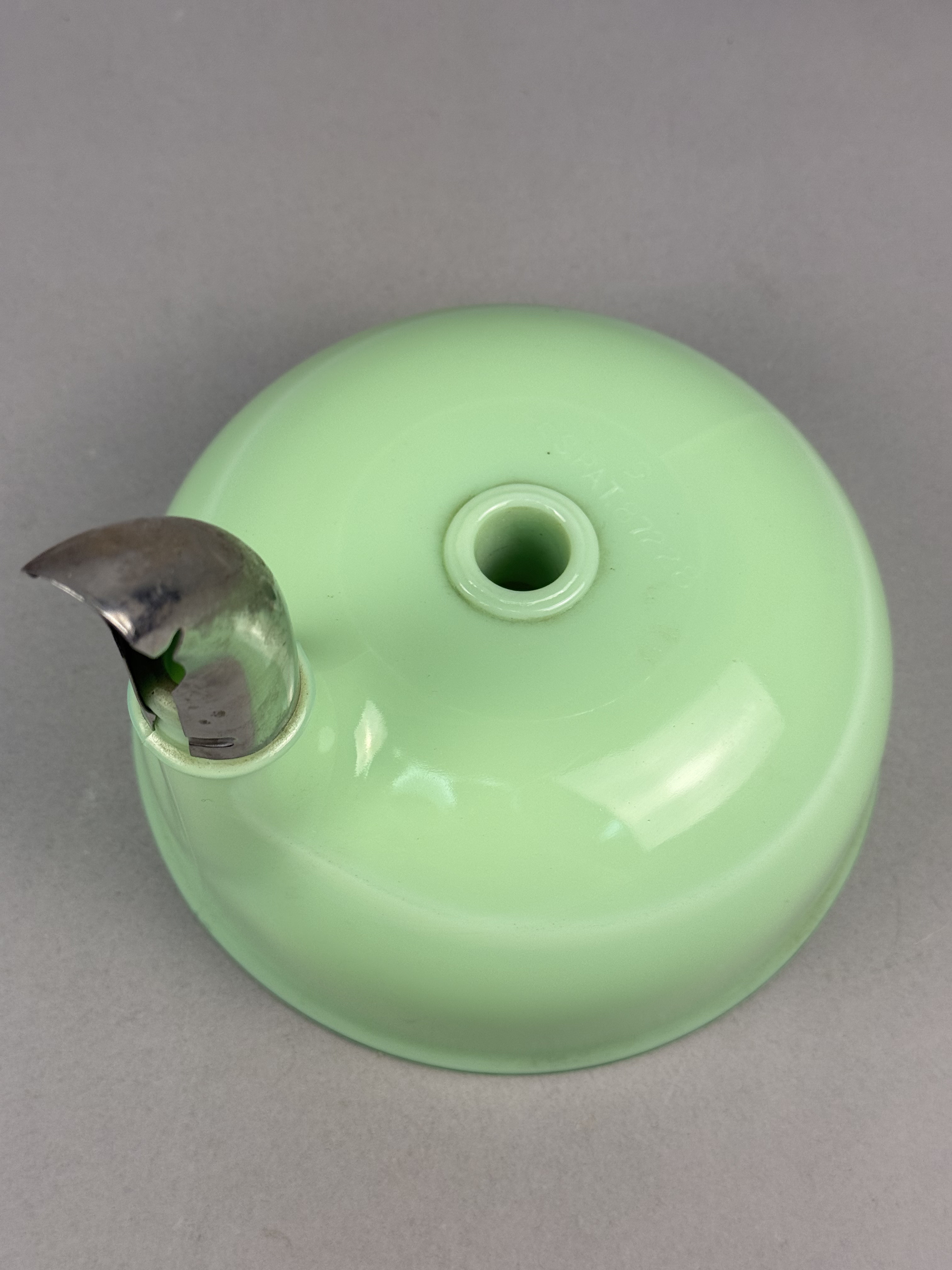 Jadeite Uranium Glass Mixer Bowl Attachment