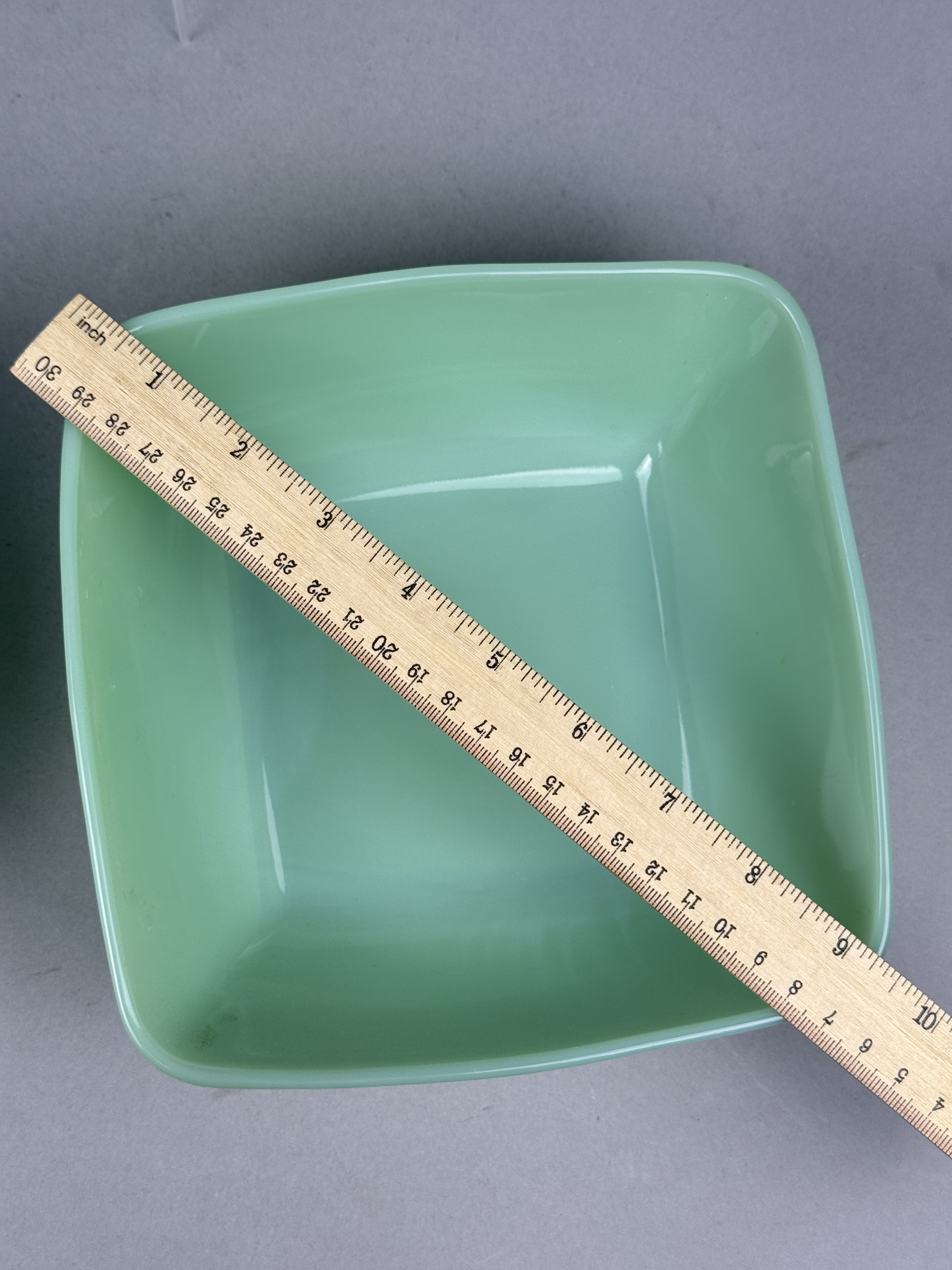 Fire-King Jadeite Glass Serving and Storage Pieces