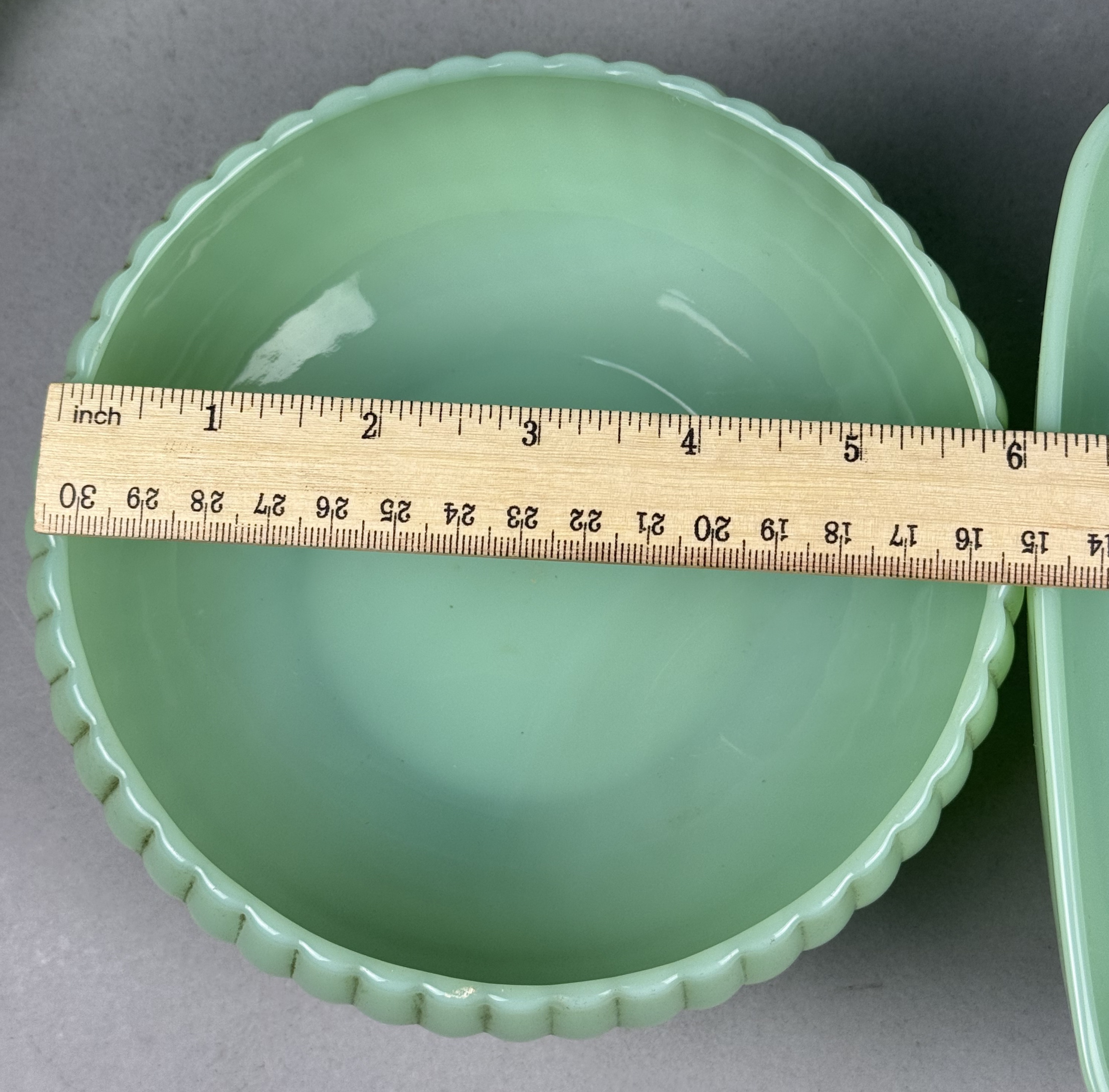 Fire-King Jadeite Glass Serving and Storage Pieces