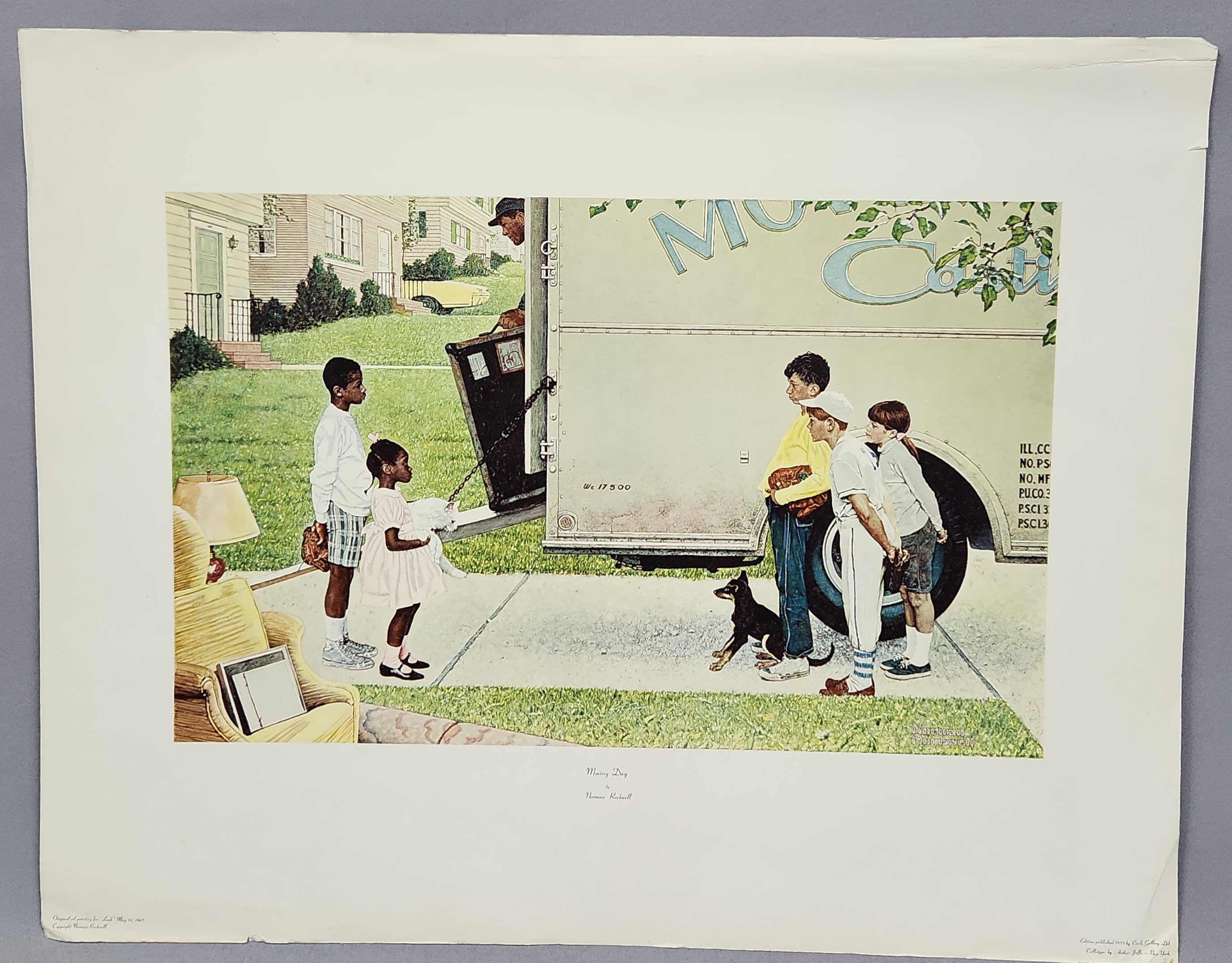 1973 Norman Rockwell Moving Day