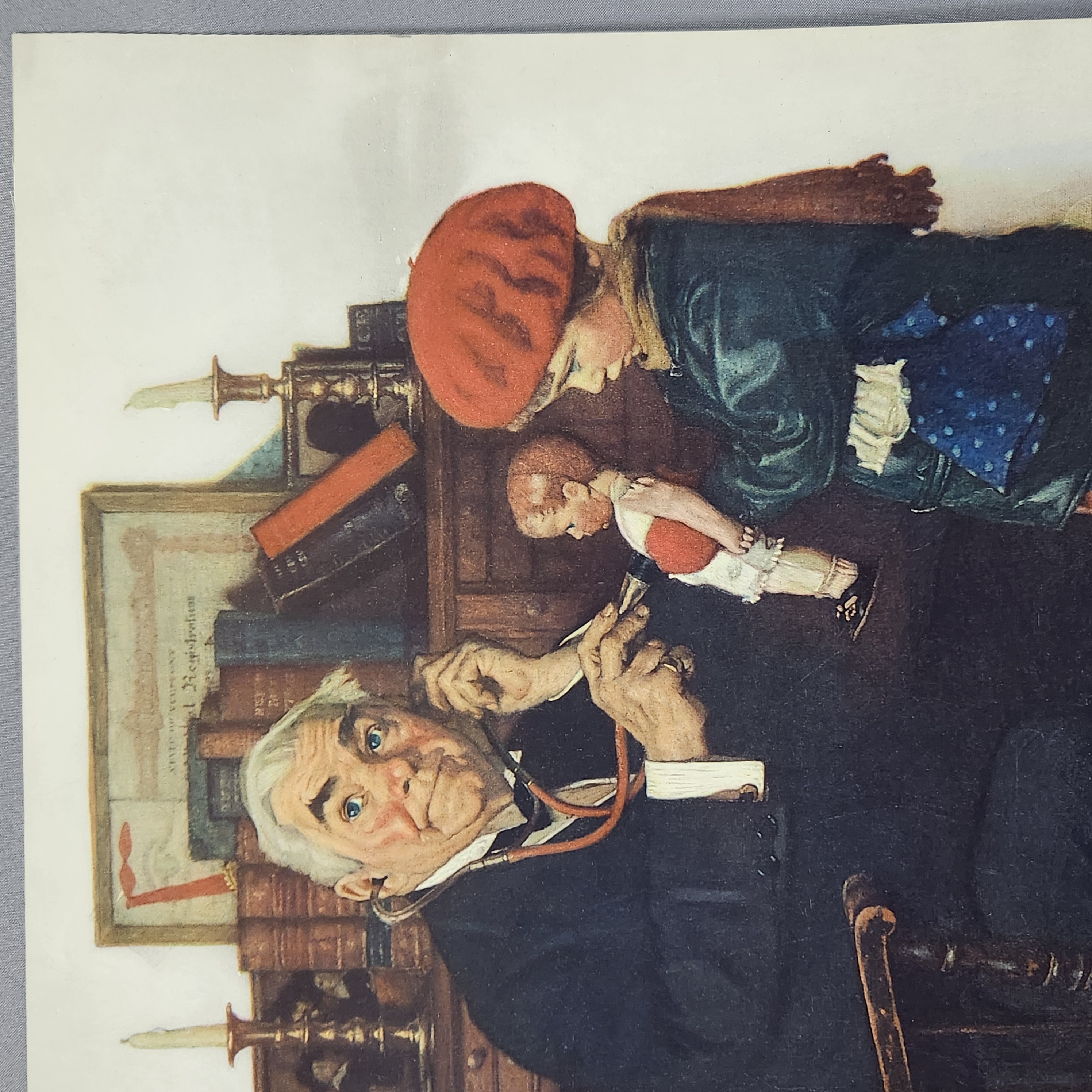 Norman Rockwell Doctor & Doll Print