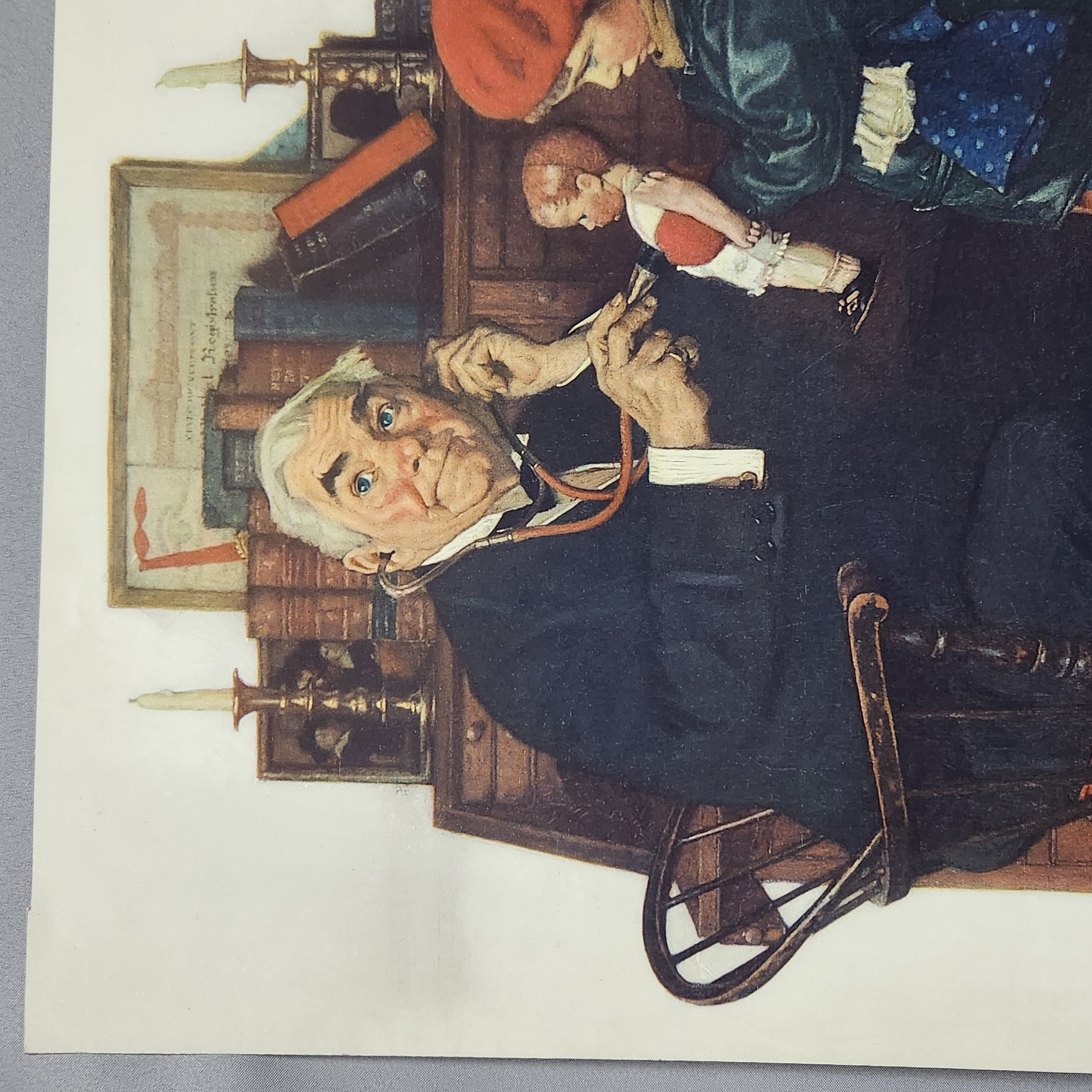 Norman Rockwell Doctor & Doll Print