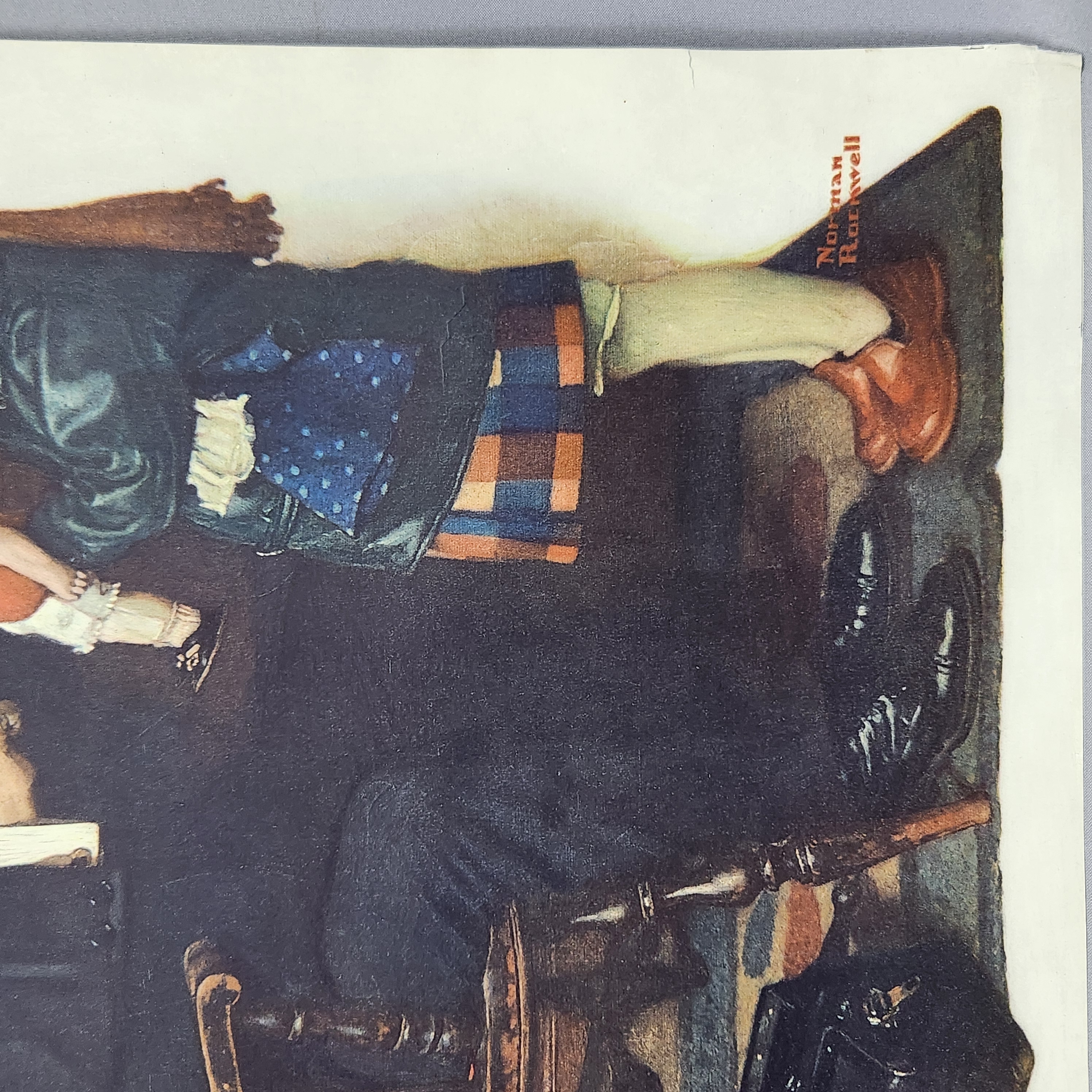 Norman Rockwell Doctor & Doll Print