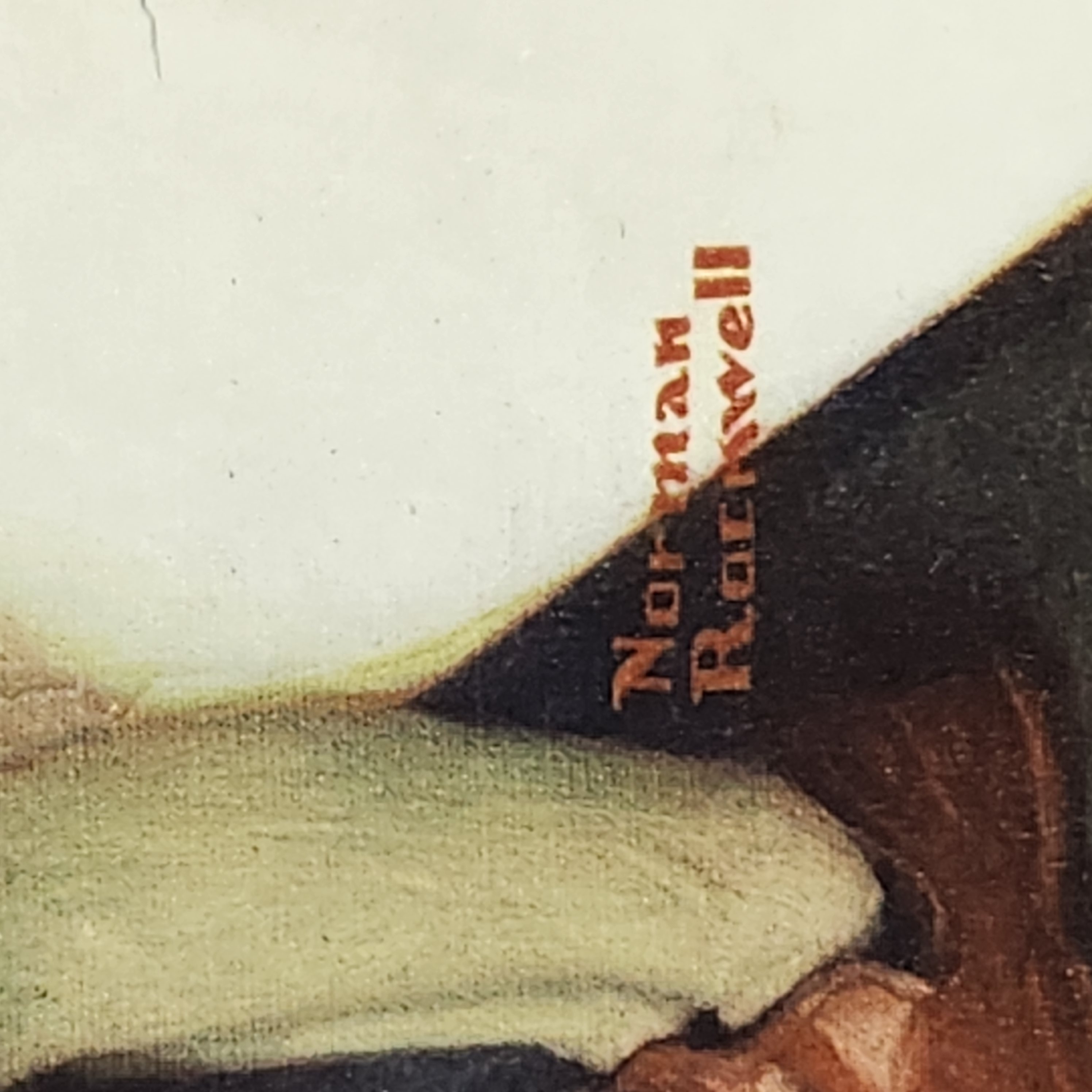 Norman Rockwell Doctor & Doll Print