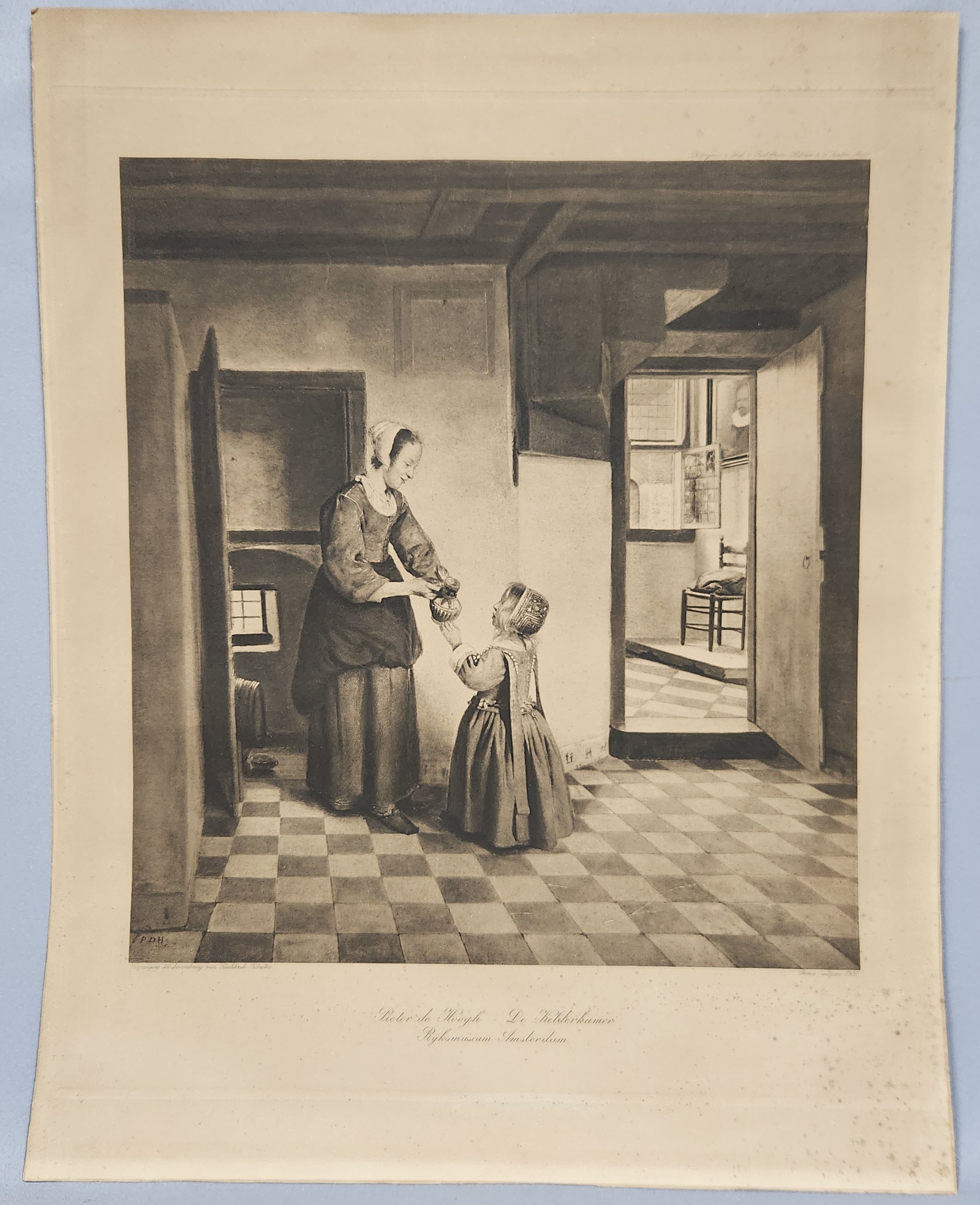 The Buttery After Pieter de Hooch De Kelderkamer