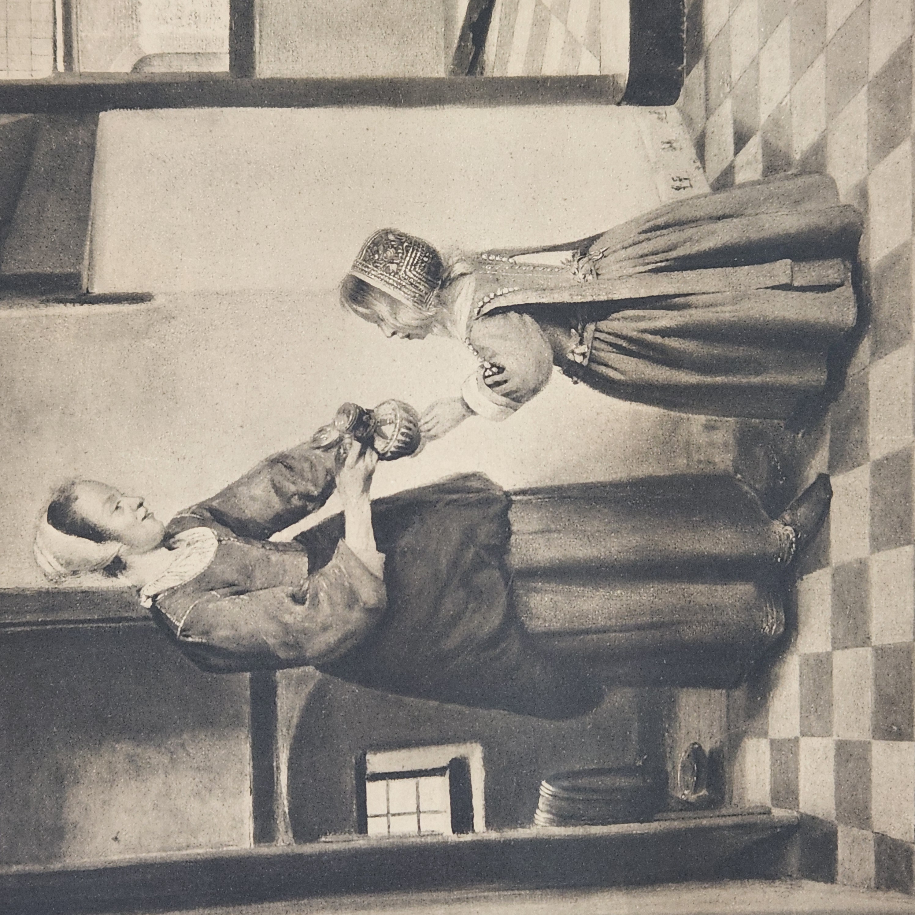 The Buttery After Pieter de Hooch De Kelderkamer