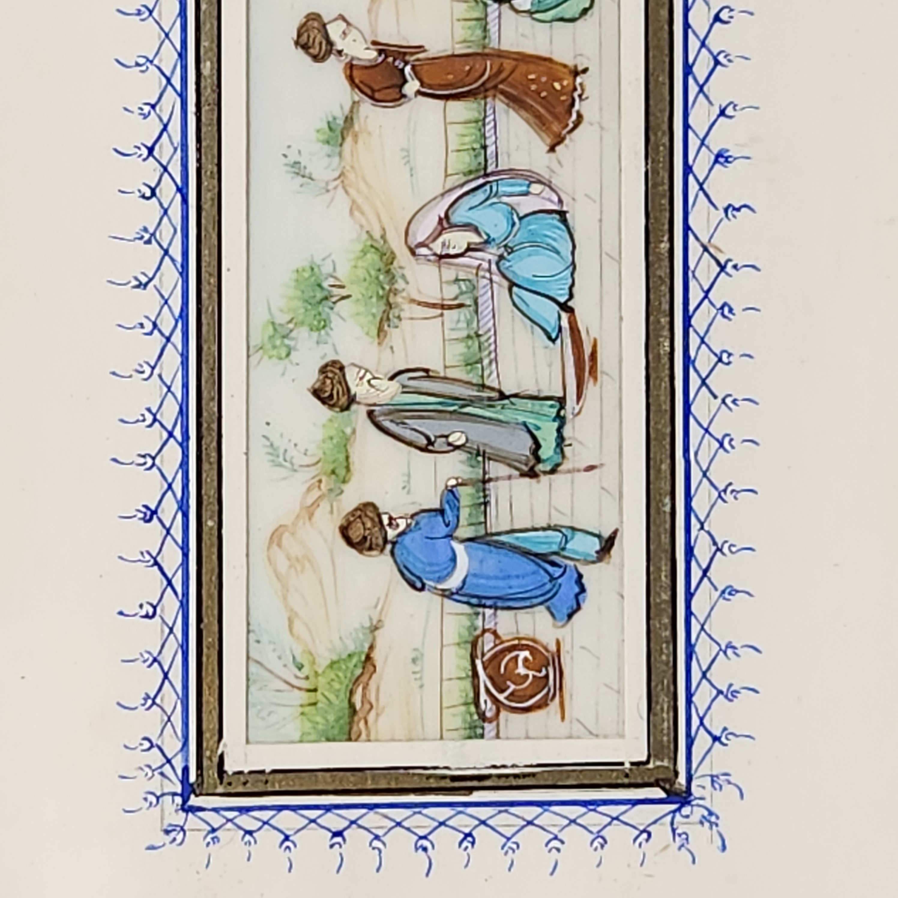 Persian Miniature Painting on Bone