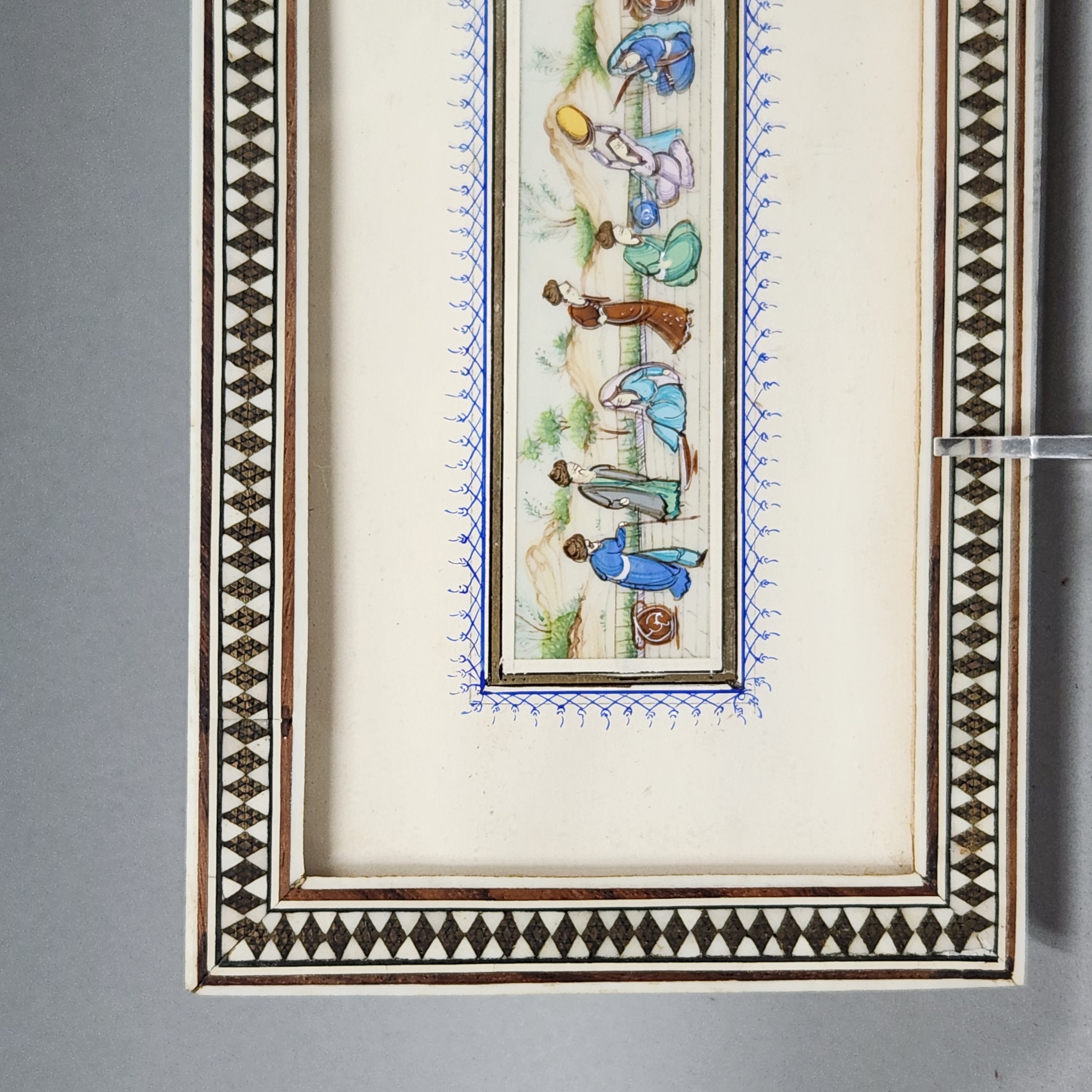 Persian Miniature Painting on Bone