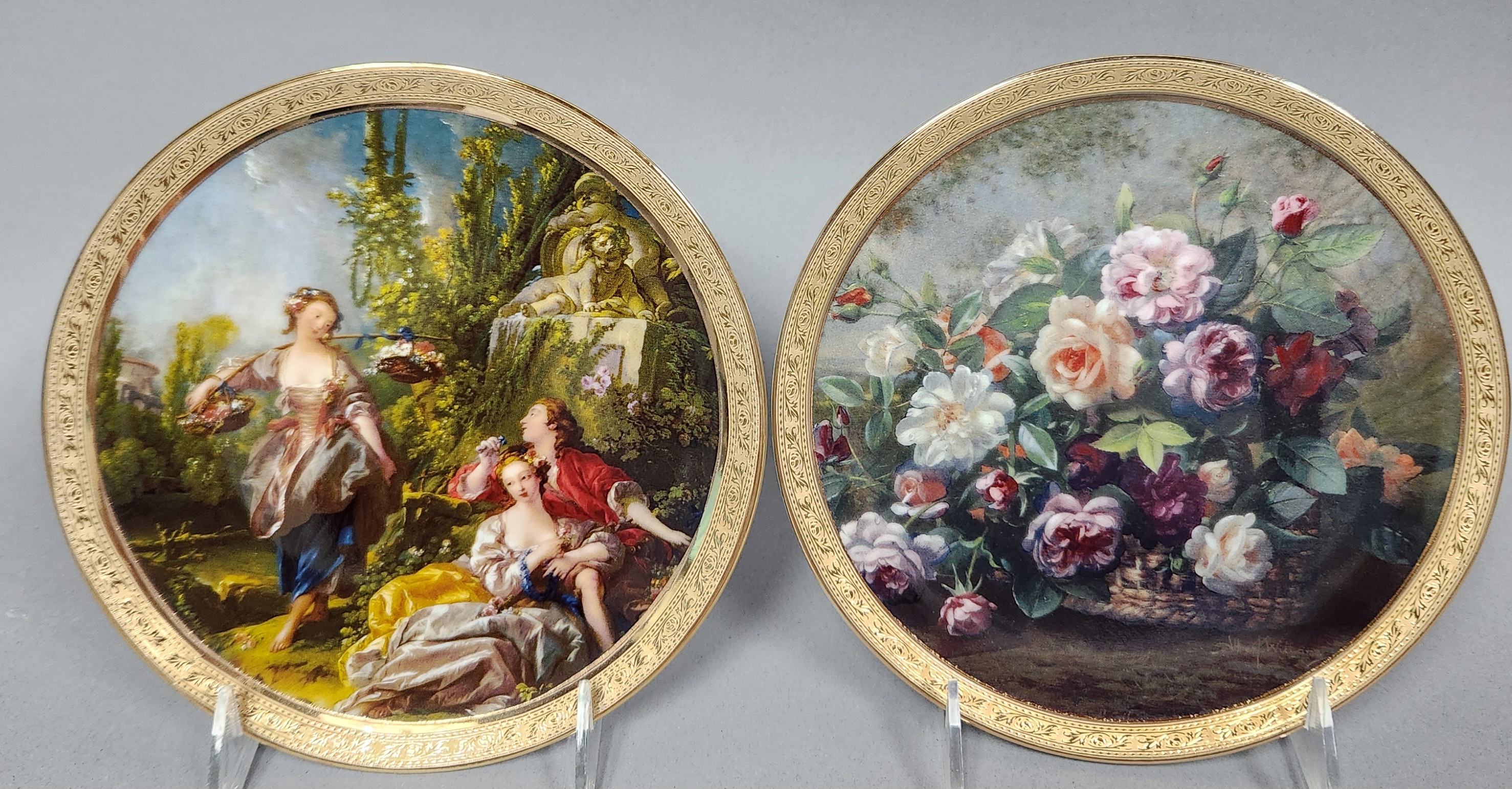L'Etoile Limoges Porcelain Plates