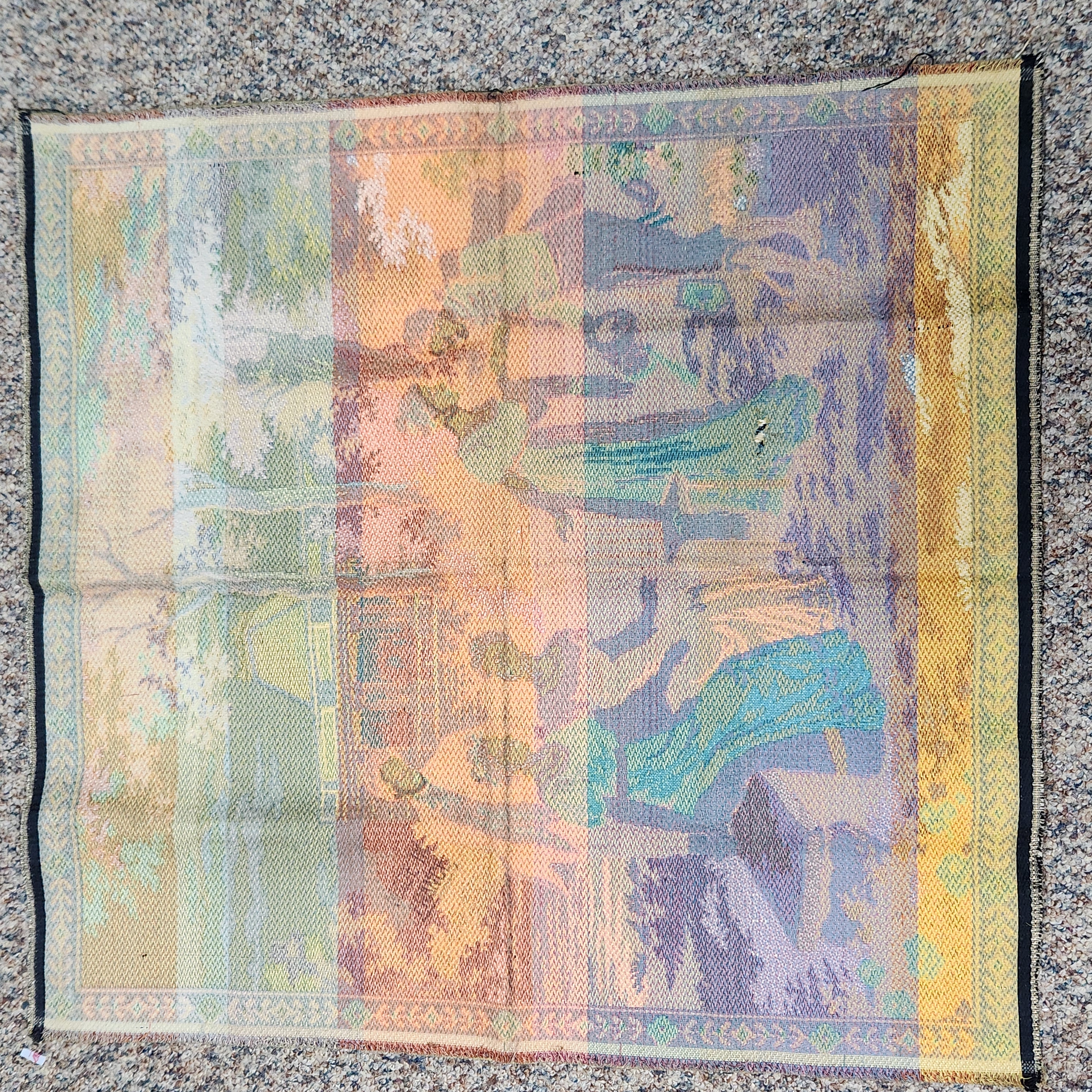 Garden Scene Tapestry Panel
