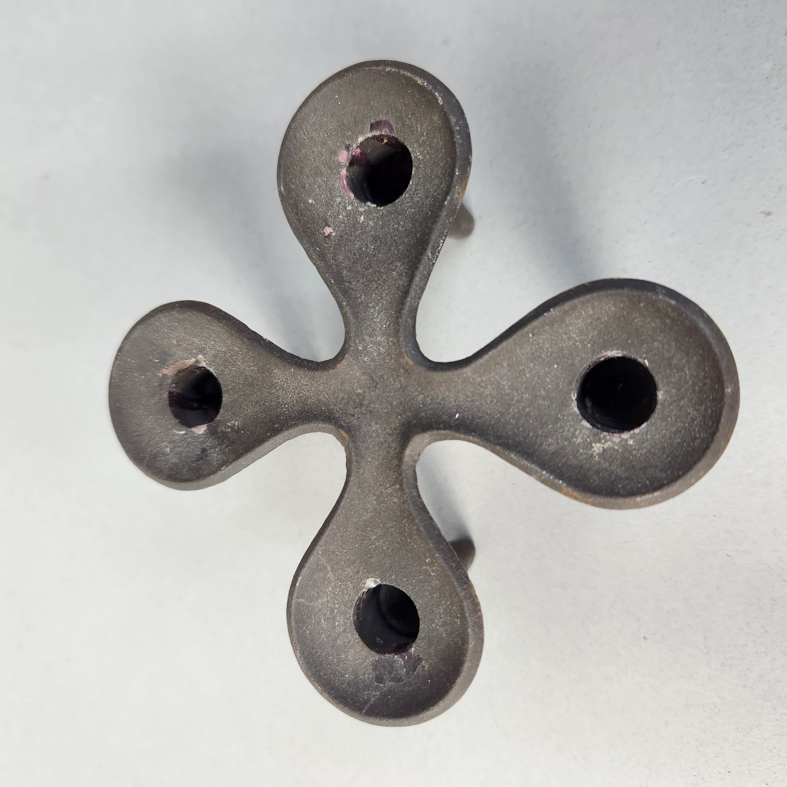 Dansk Cast Iron Candle Holders Jens Harald Quistgaard