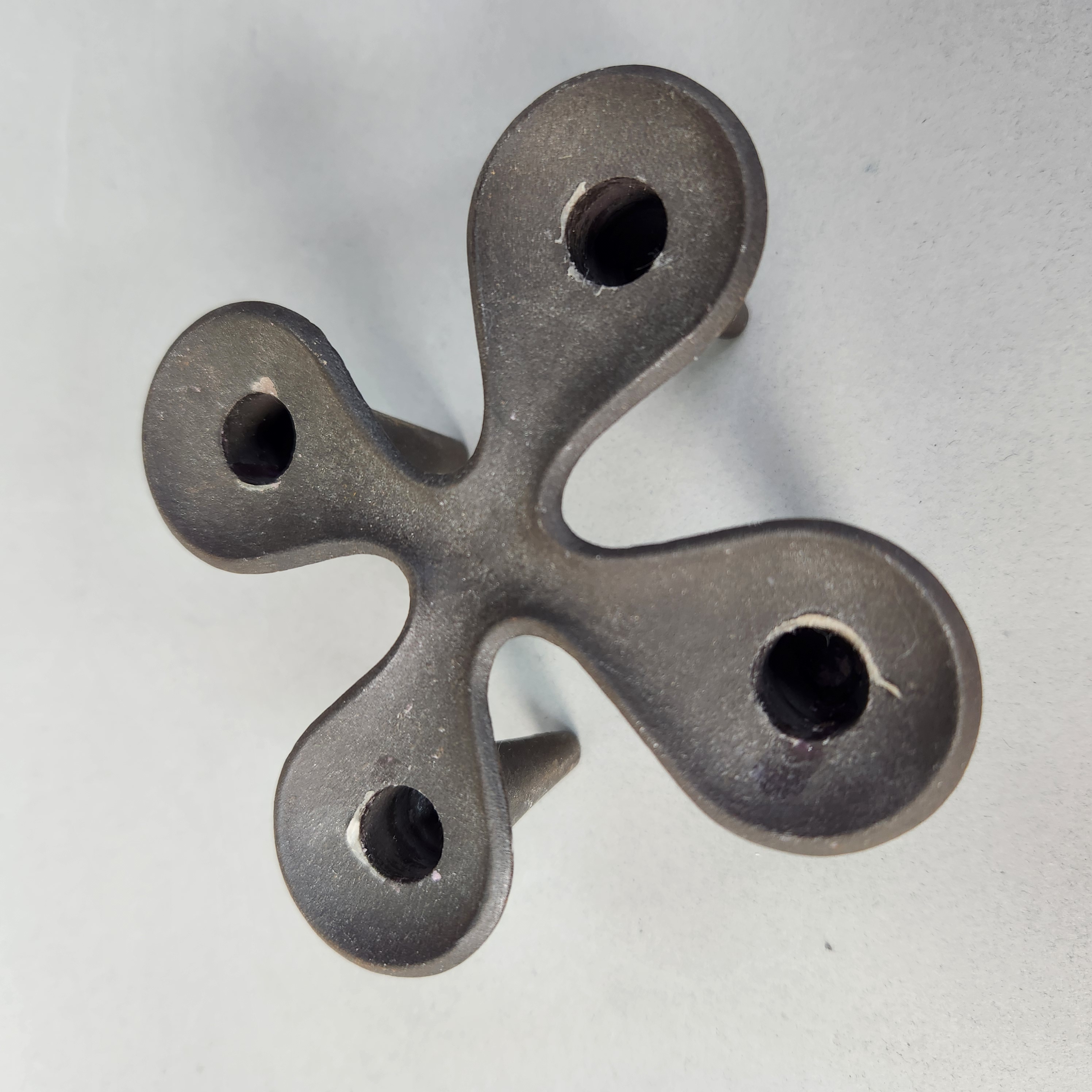 Dansk Cast Iron Candle Holders Jens Harald Quistgaard