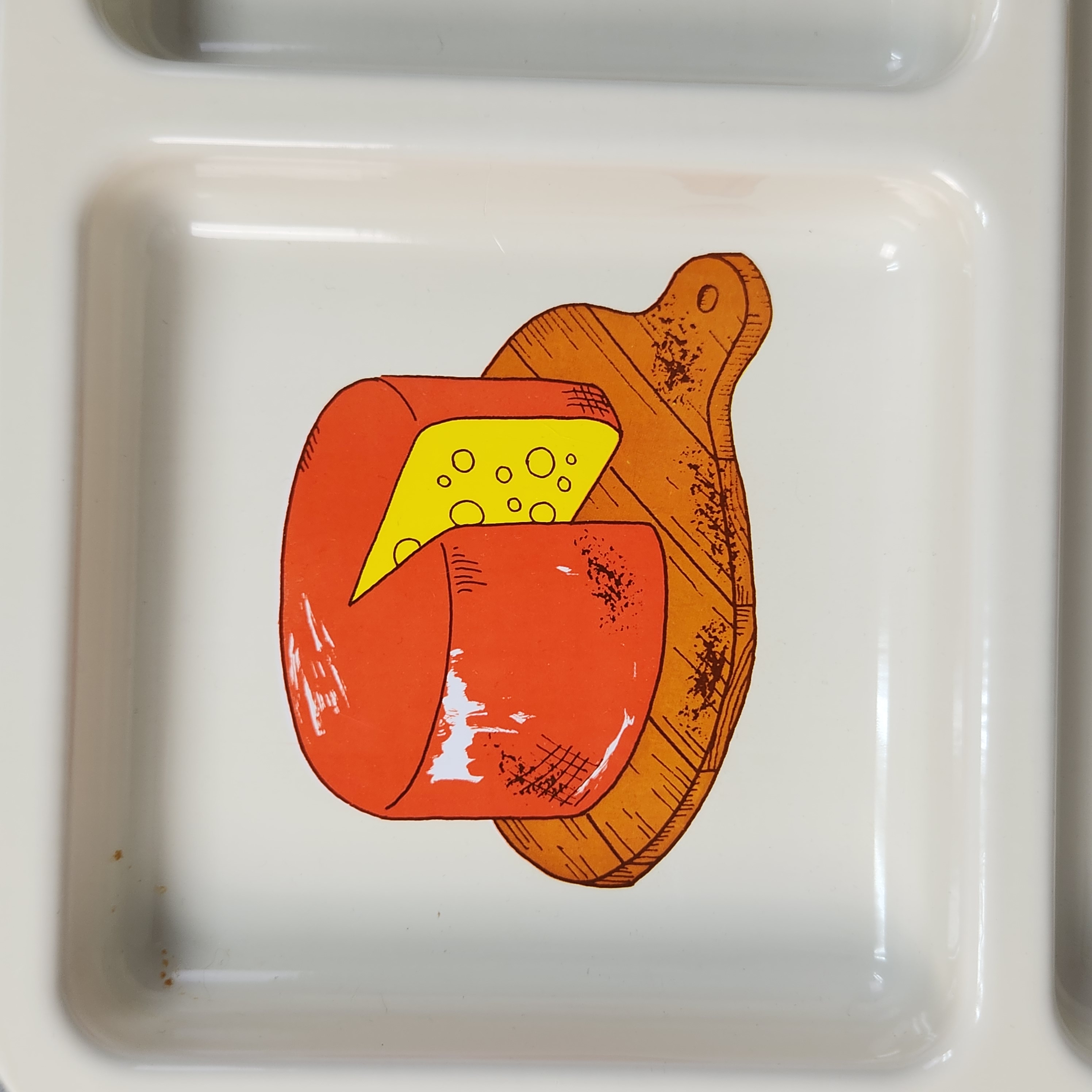 Divided Melamine Serving Tray