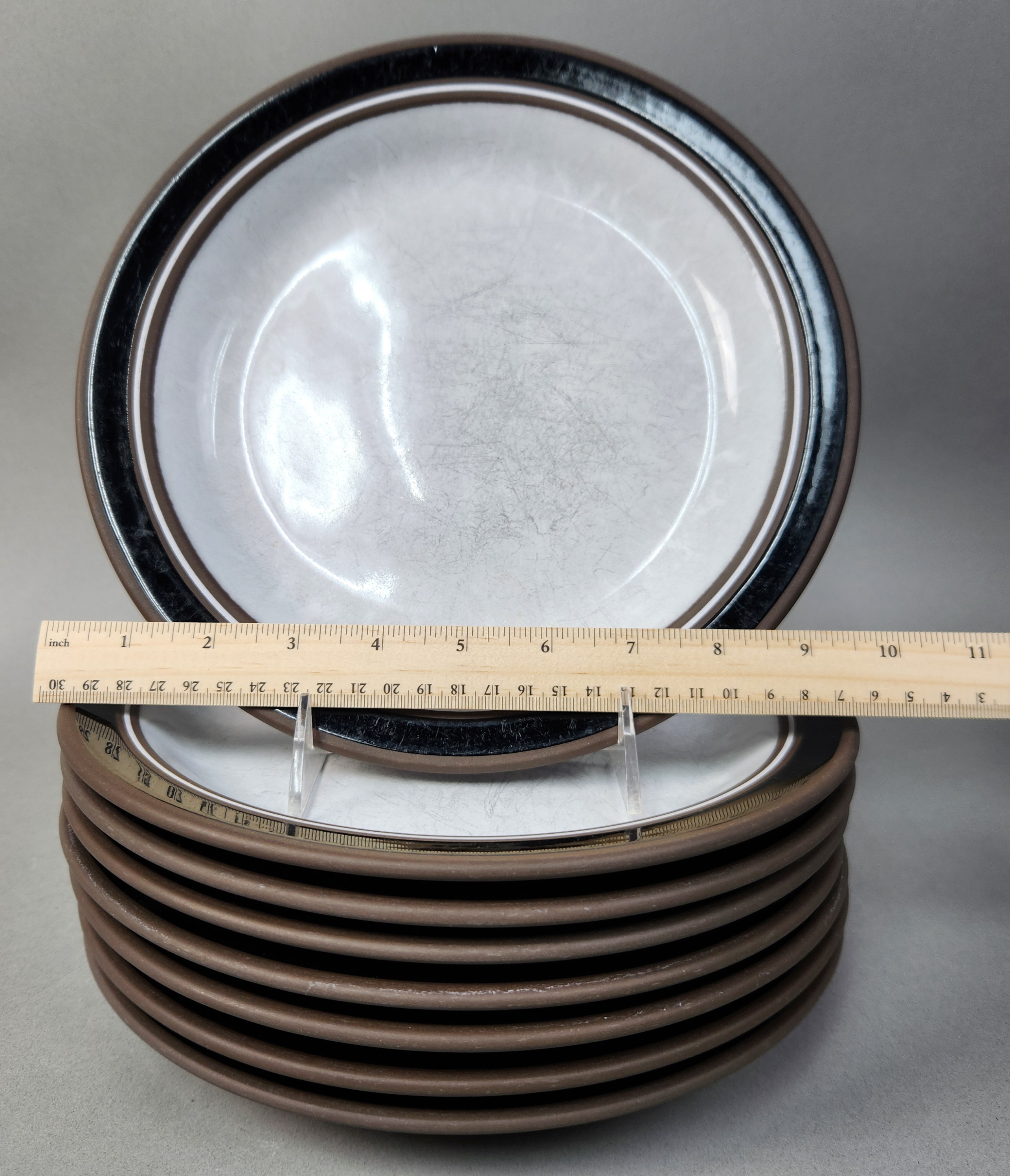 Hornsea England Contrast Vitramic Dinnerware