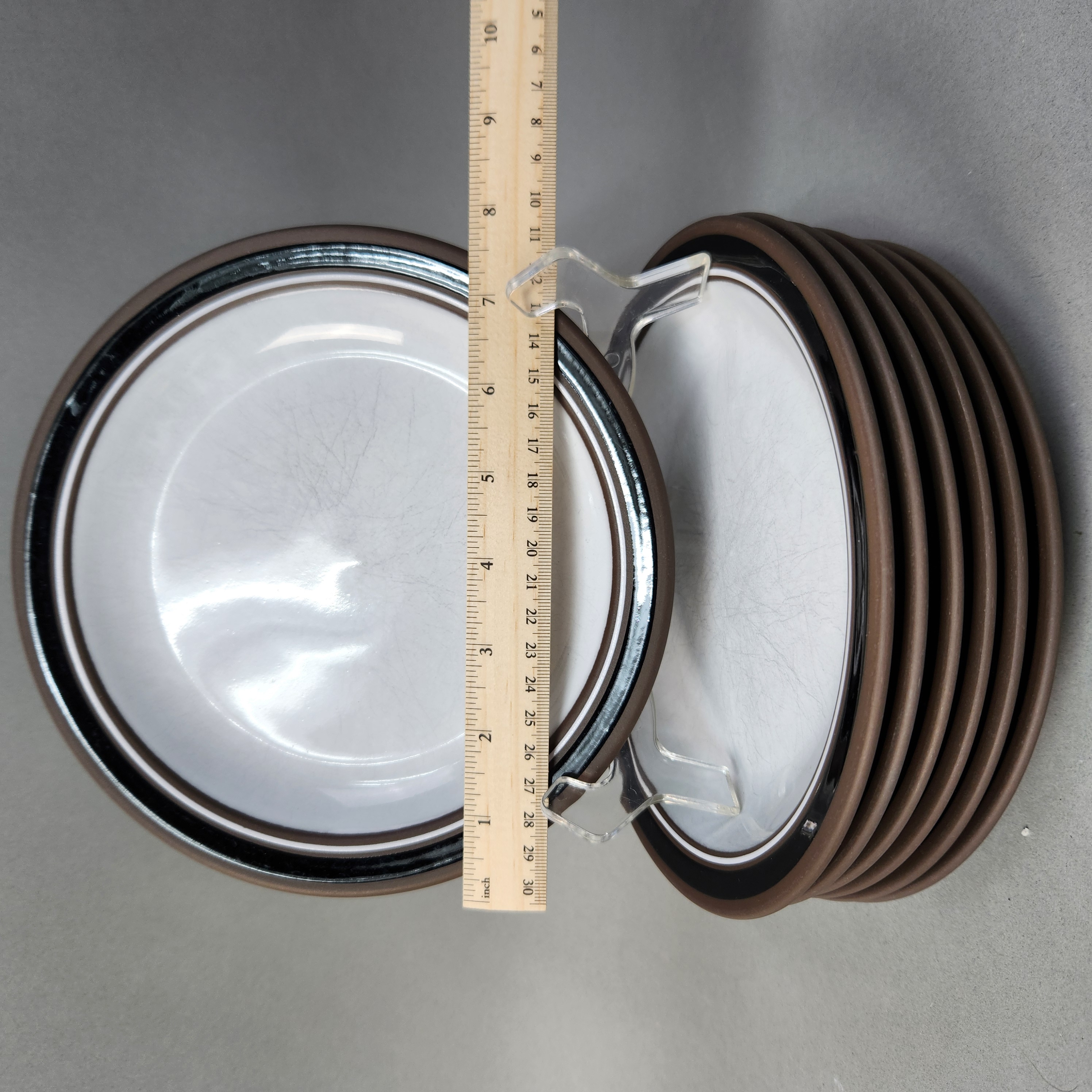 Hornsea England Contrast Vitramic Dinnerware
