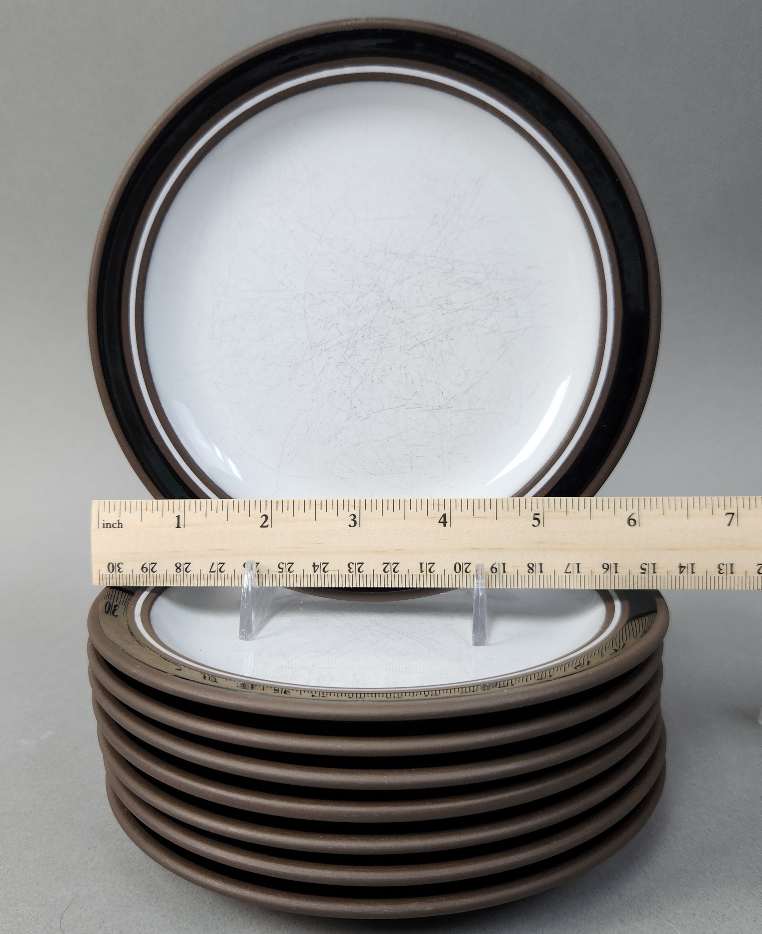 Hornsea England Contrast Vitramic Dinnerware
