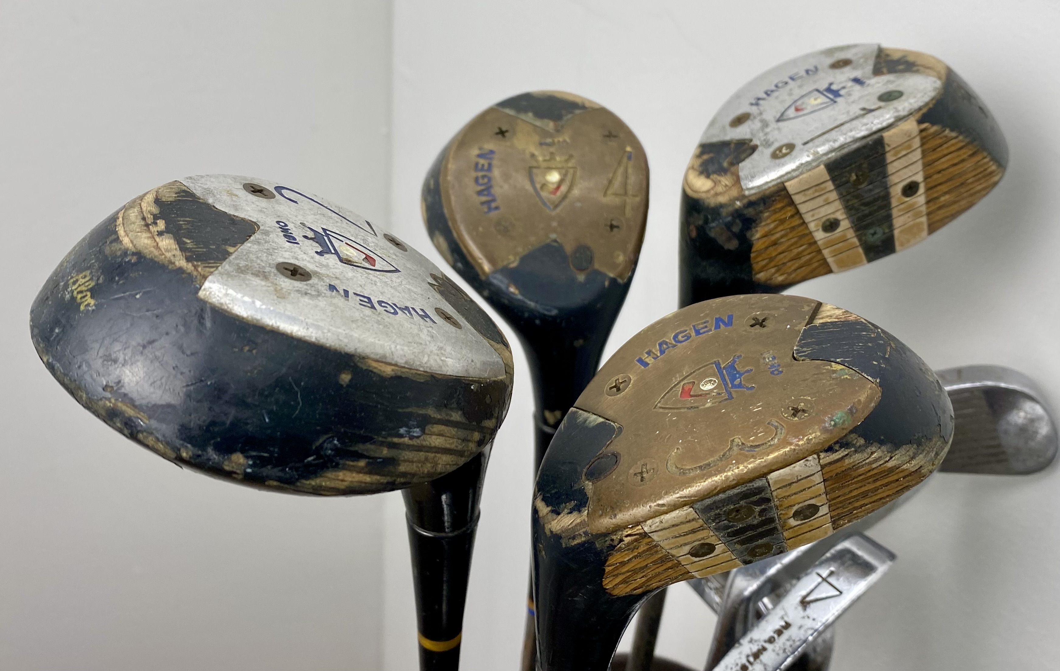 Vintage Walter Hagen & Wilson Patty Berg Golf Clubs
