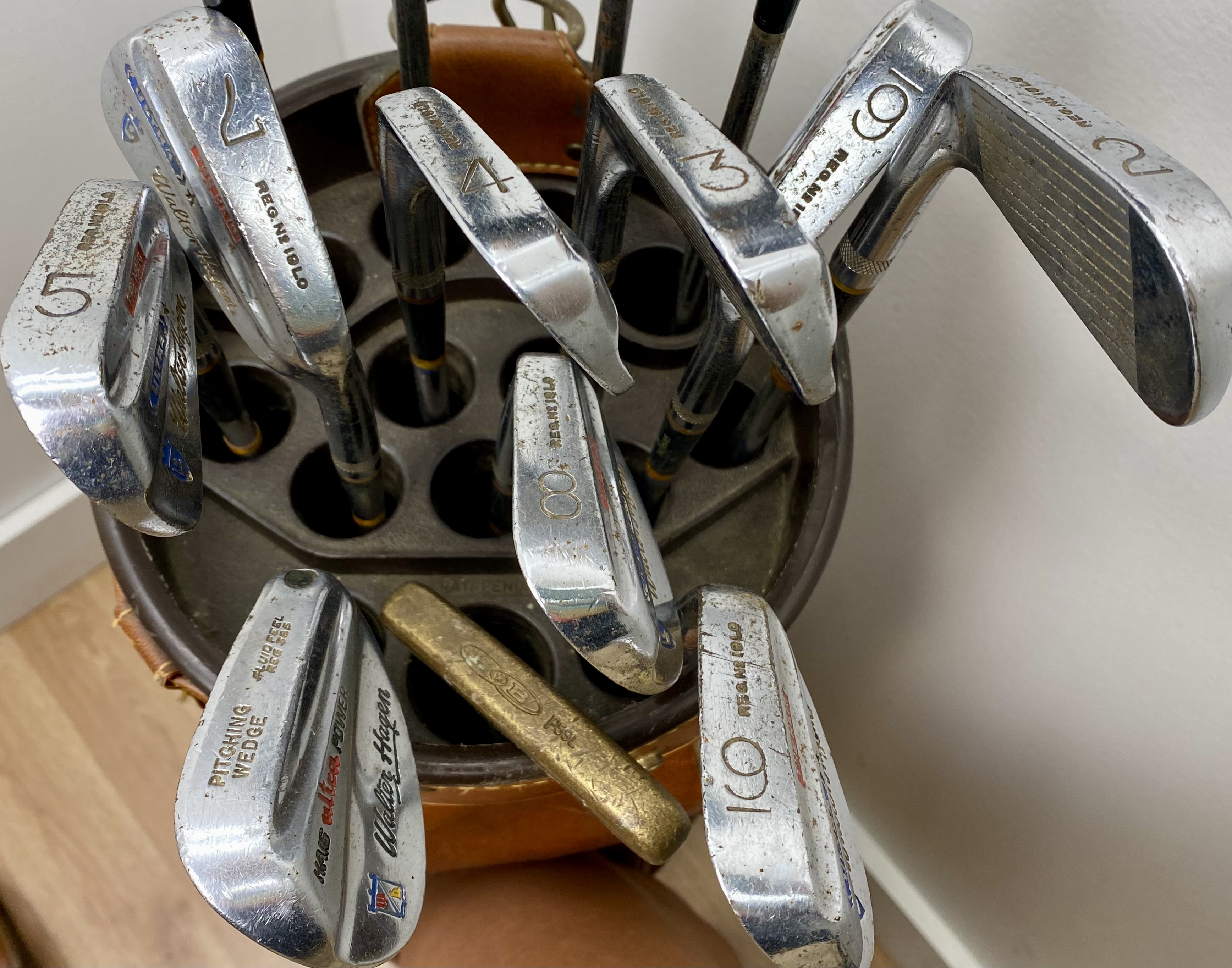 Vintage Walter Hagen & Wilson Patty Berg Golf Clubs