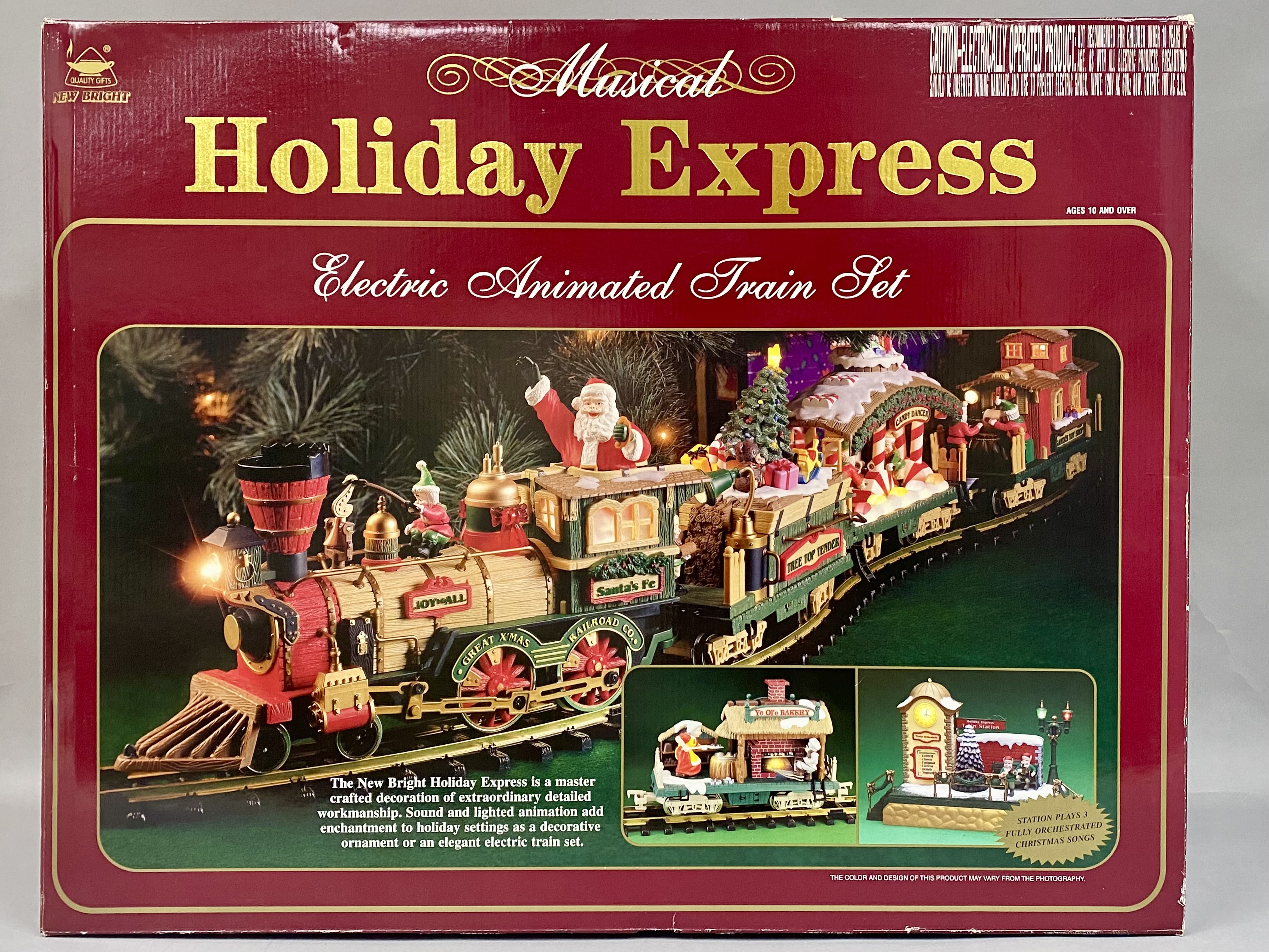Holiday Express Electric Animated Train Set