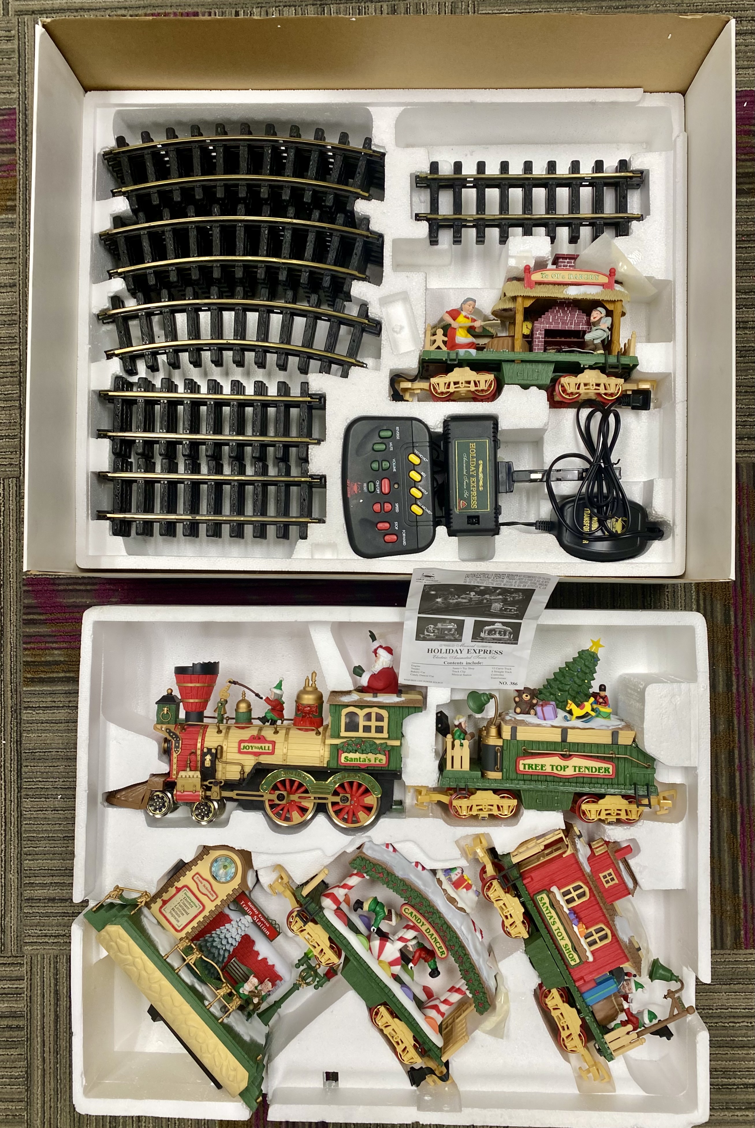 Holiday Express Electric Animated Train Set