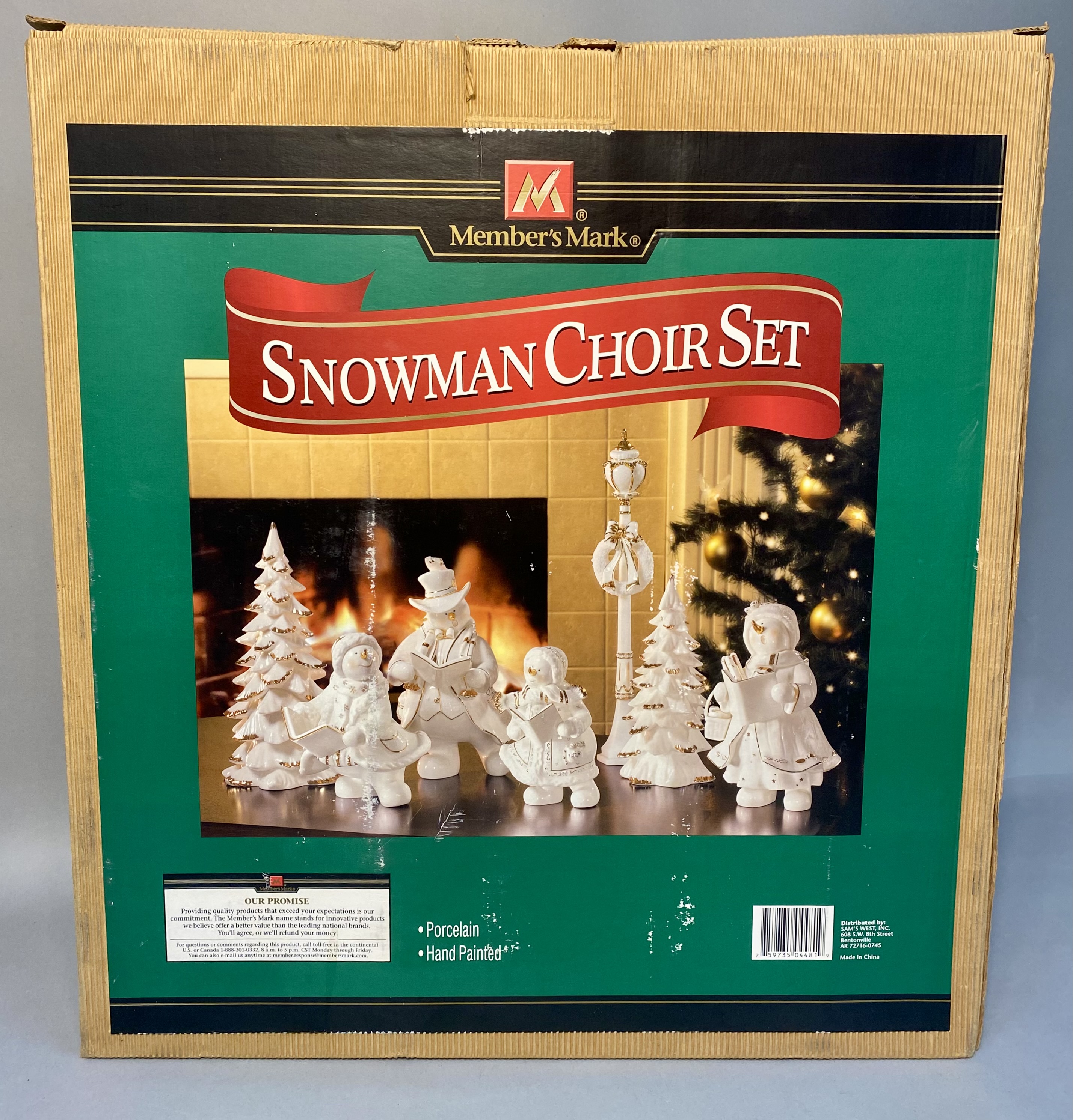 Porcelain Snowman Choir Set