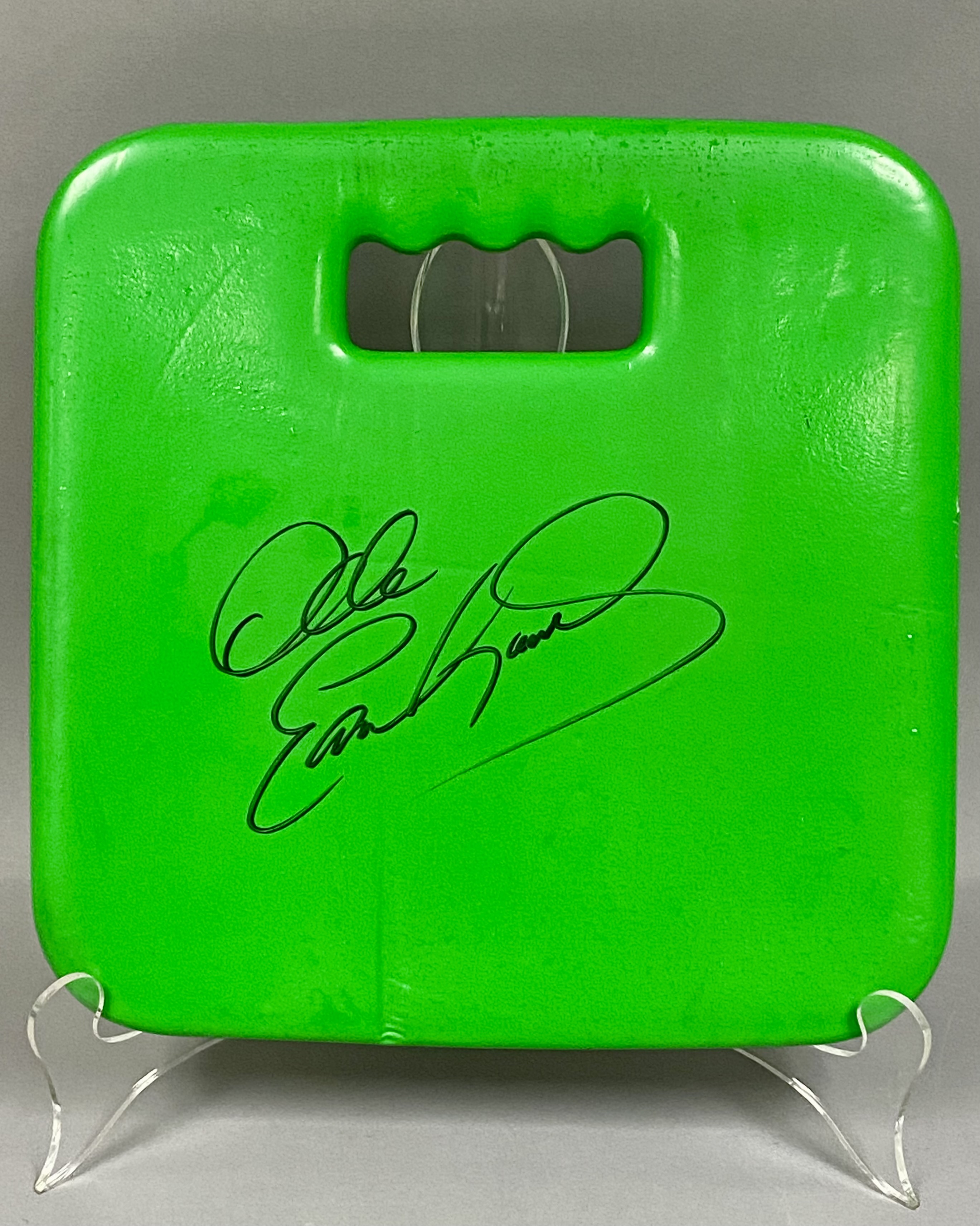 Autographed Dale Earnhardt Sr. Stadium Seat Cushion