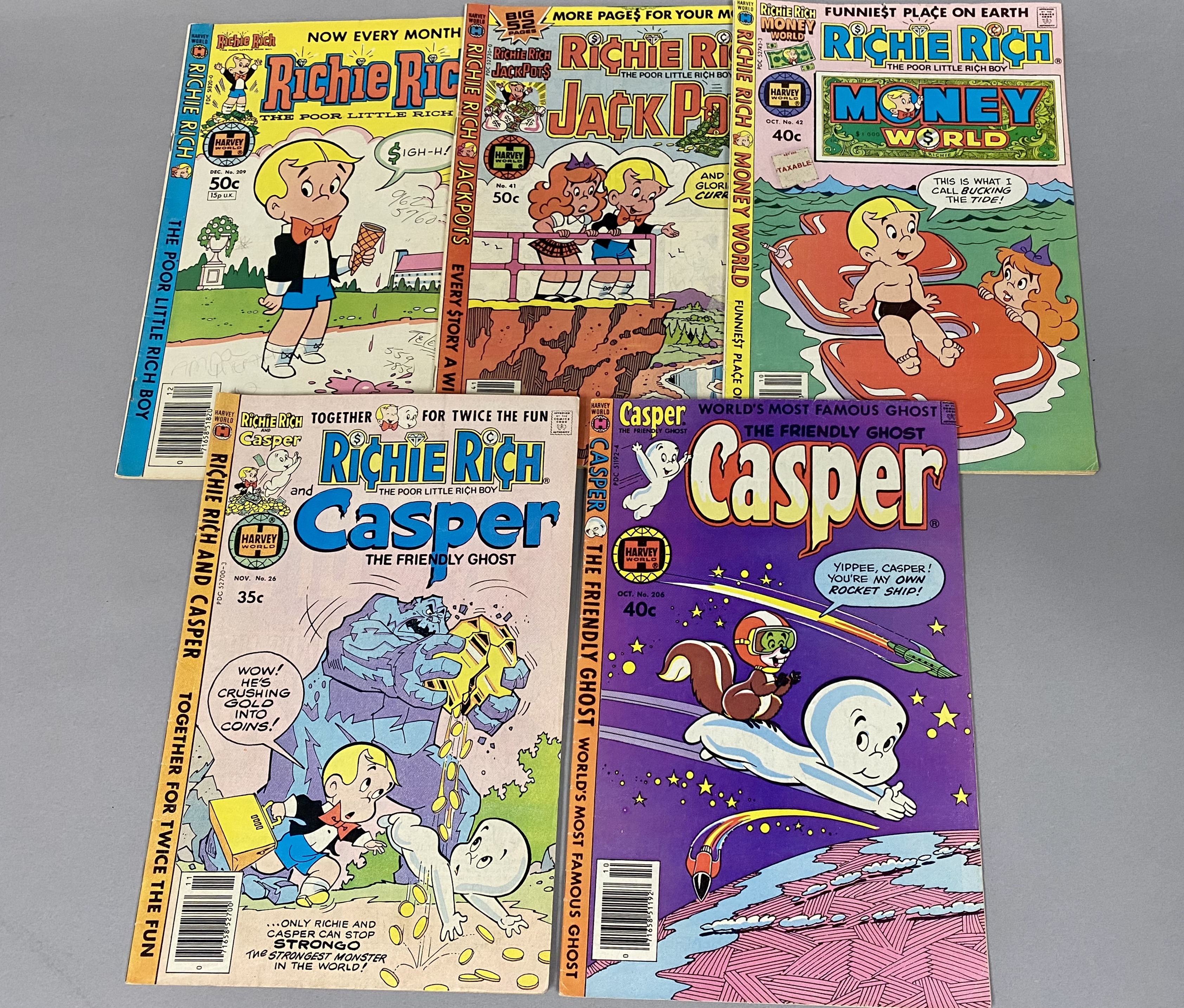14 Vintage Children's Comic Books