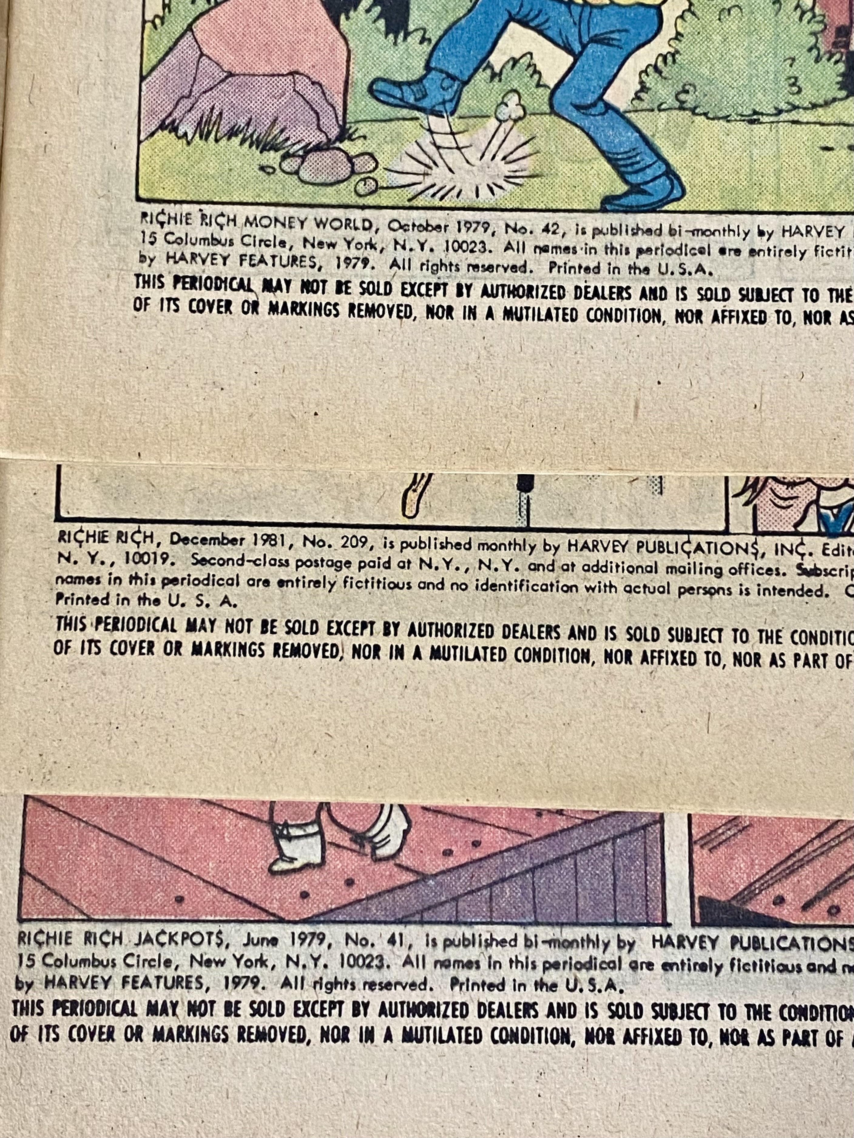 14 Vintage Children's Comic Books