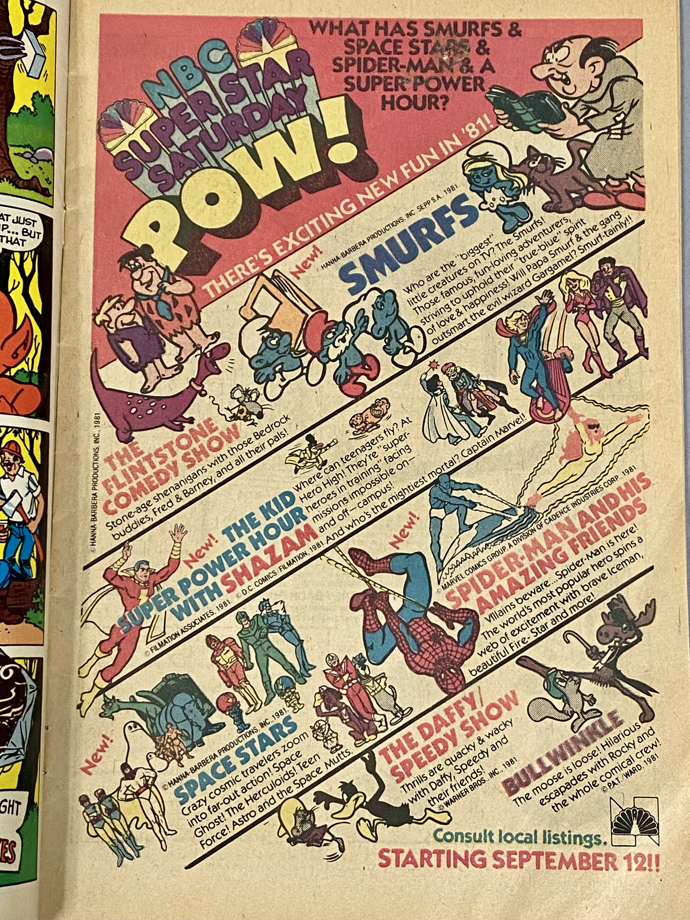 14 Vintage Children's Comic Books