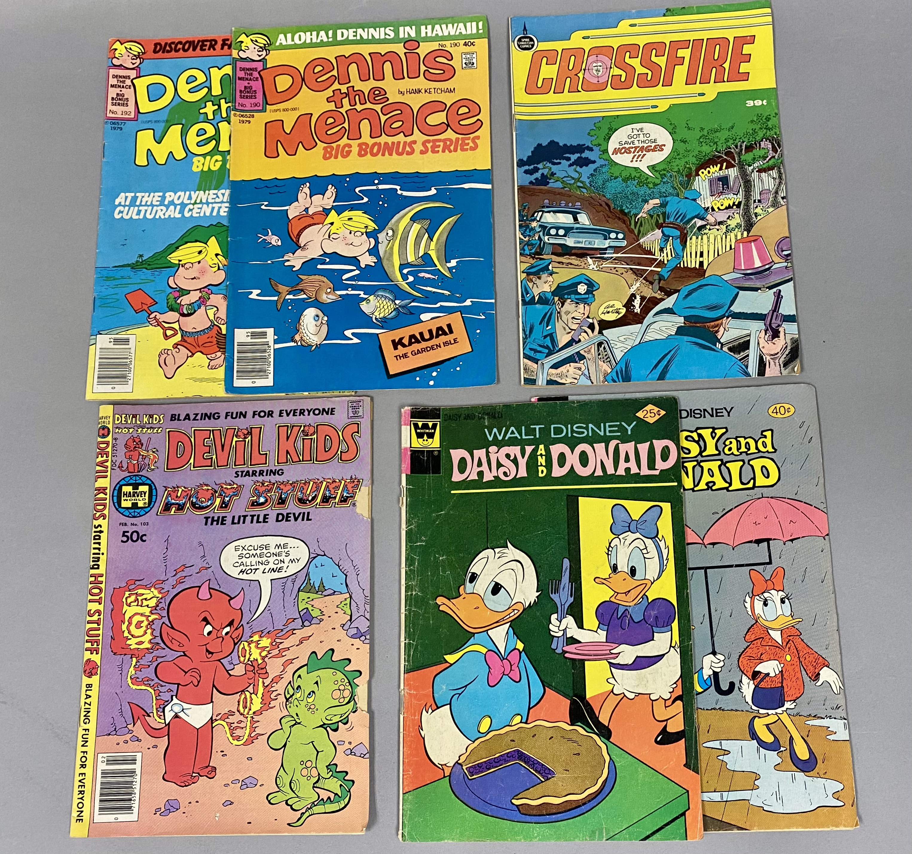 14 Vintage Children's Comic Books