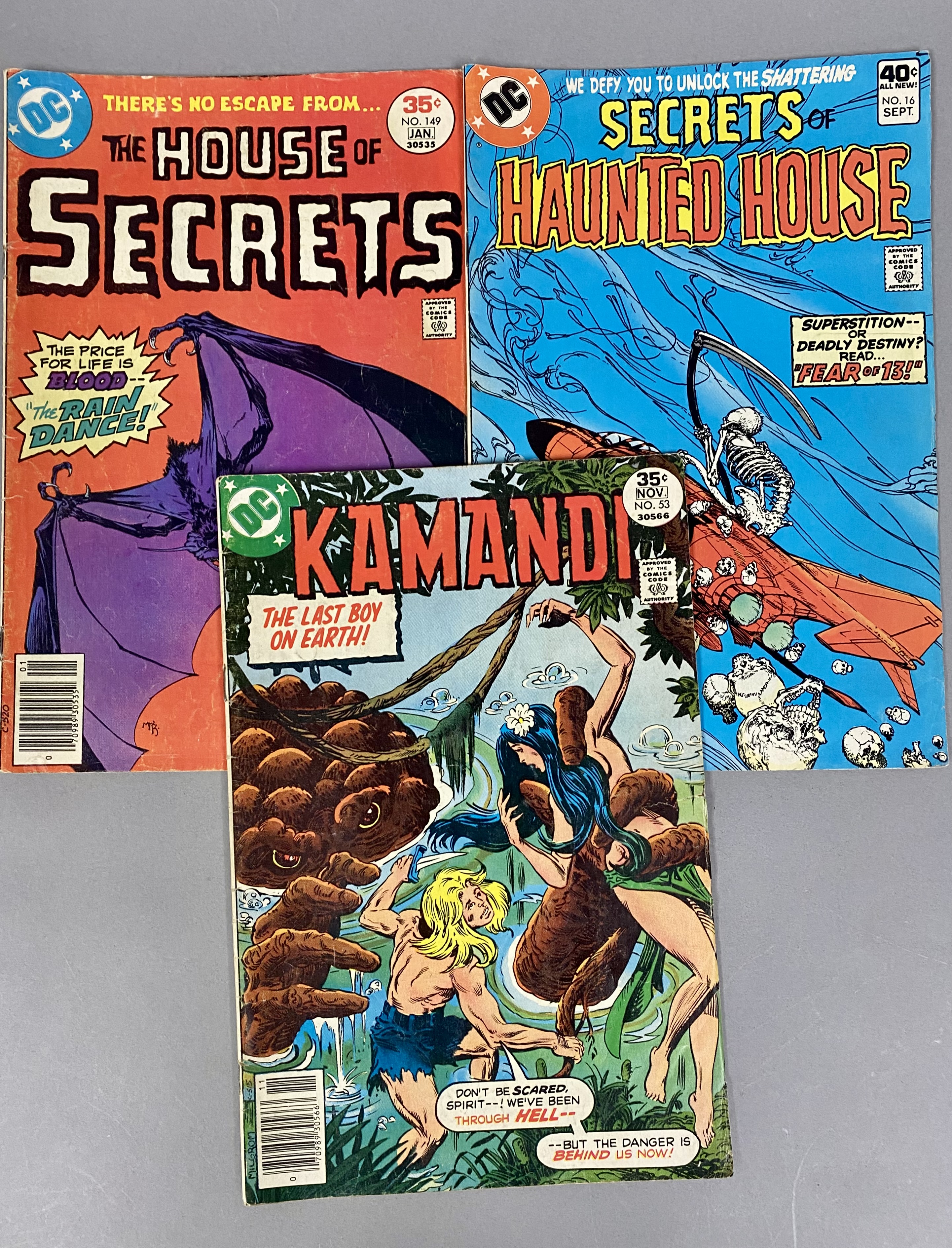 15 Bronze Age Comic Books Inc DC, Gold Key & Marvel