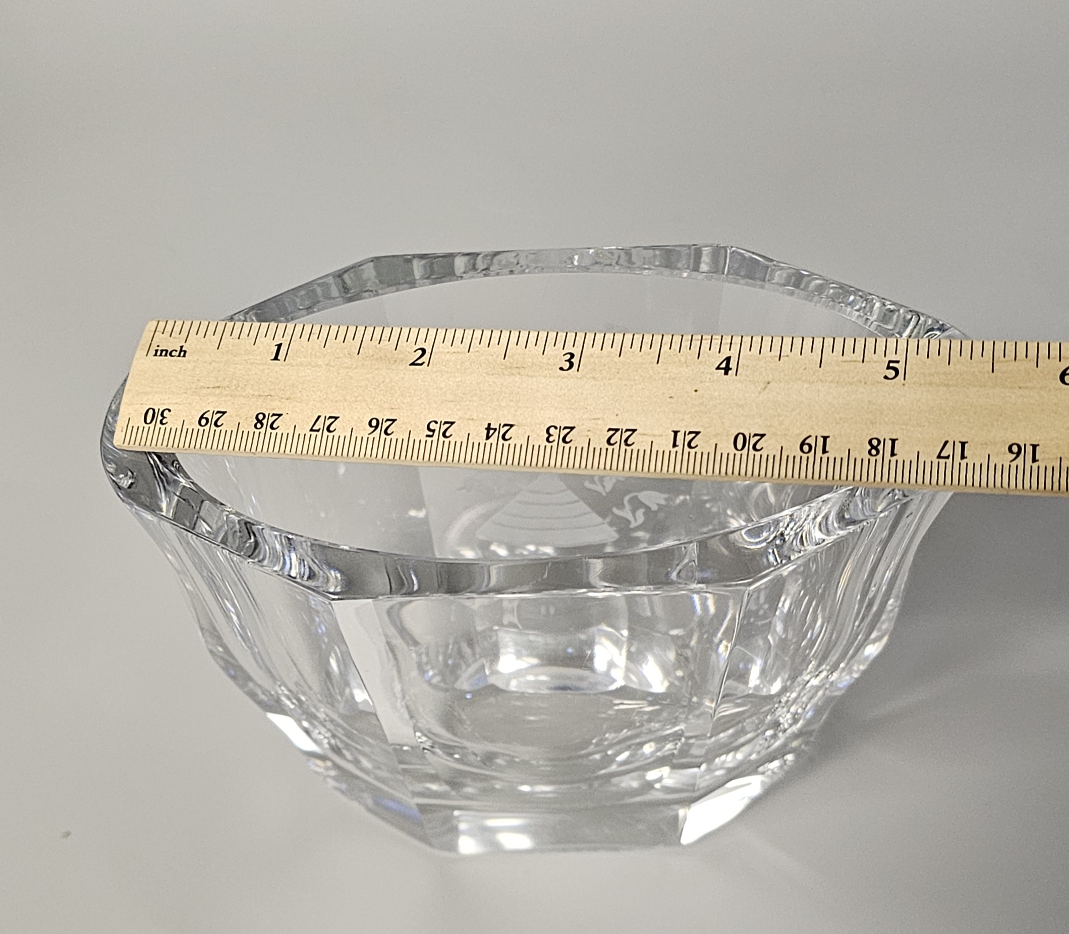 Orrefors Nils Landberg Engraved Crystal Vase